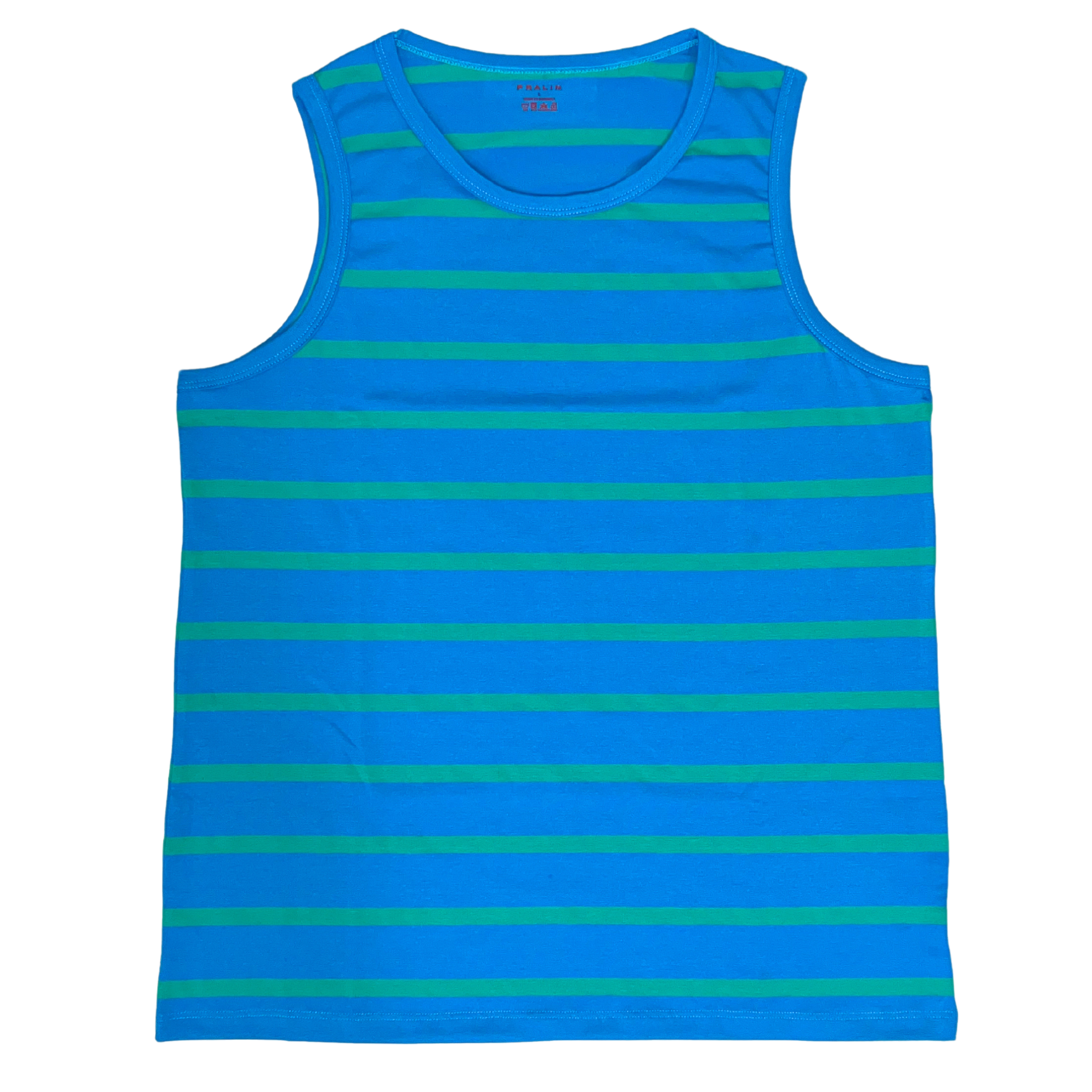 Playera Sin Mangas Azul/Turquesa 10010 para Hombre