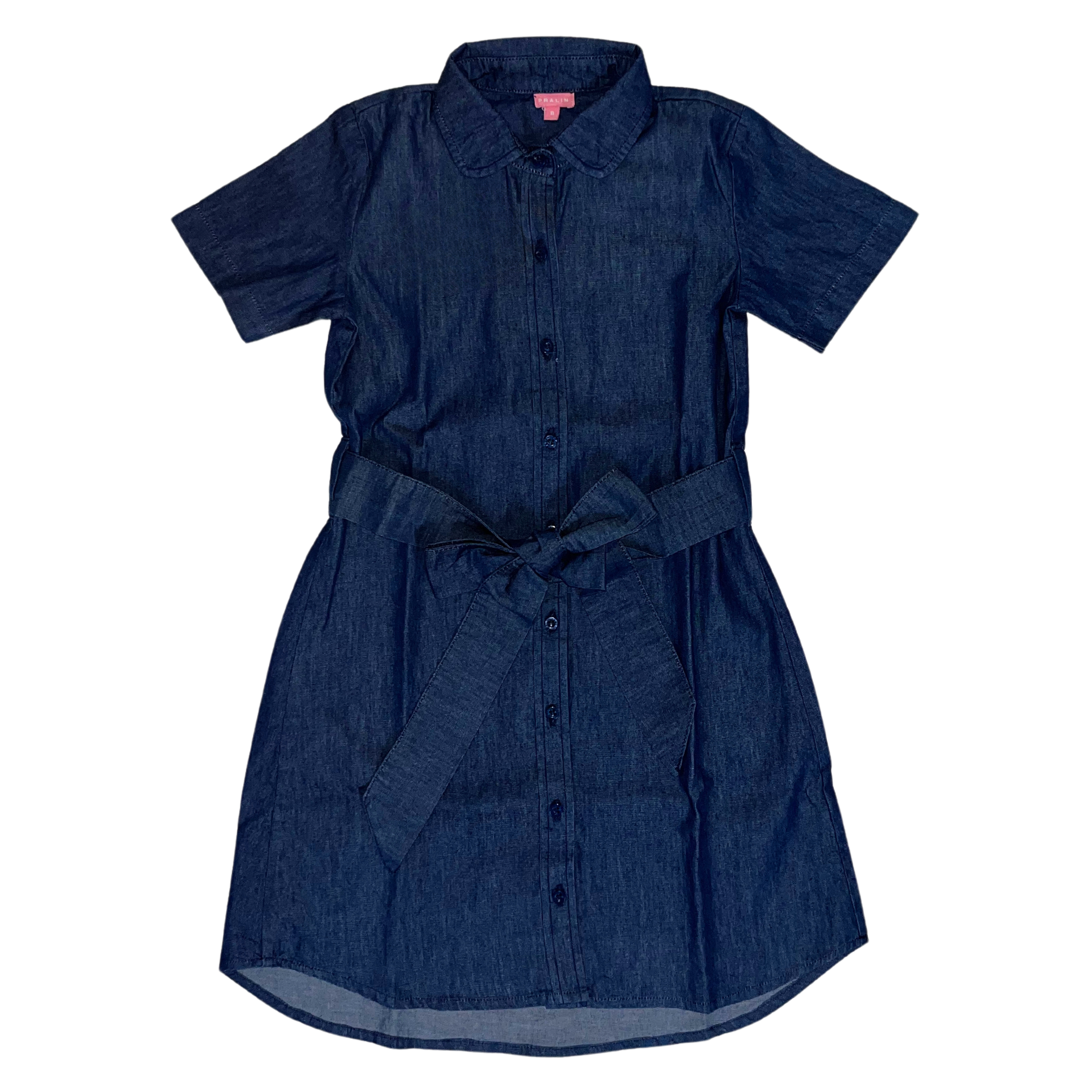 Vestido Azul Imitación Jeans 10063 Niña