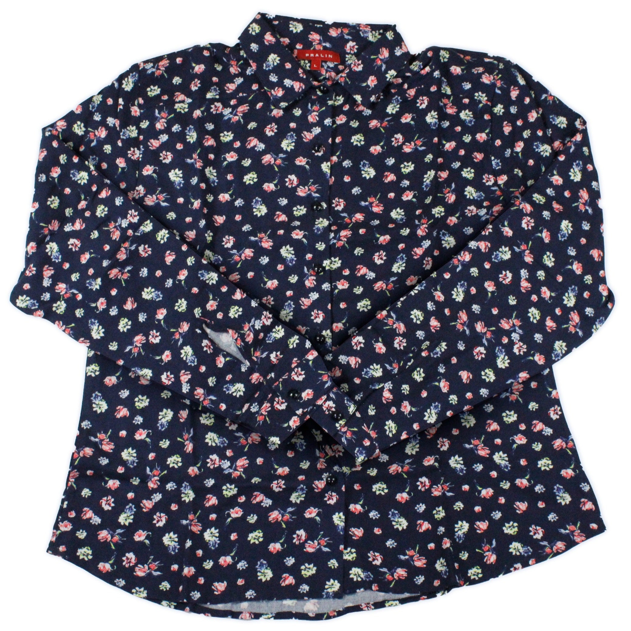 Blusa de Botones Manga Larga 10051 Mujer