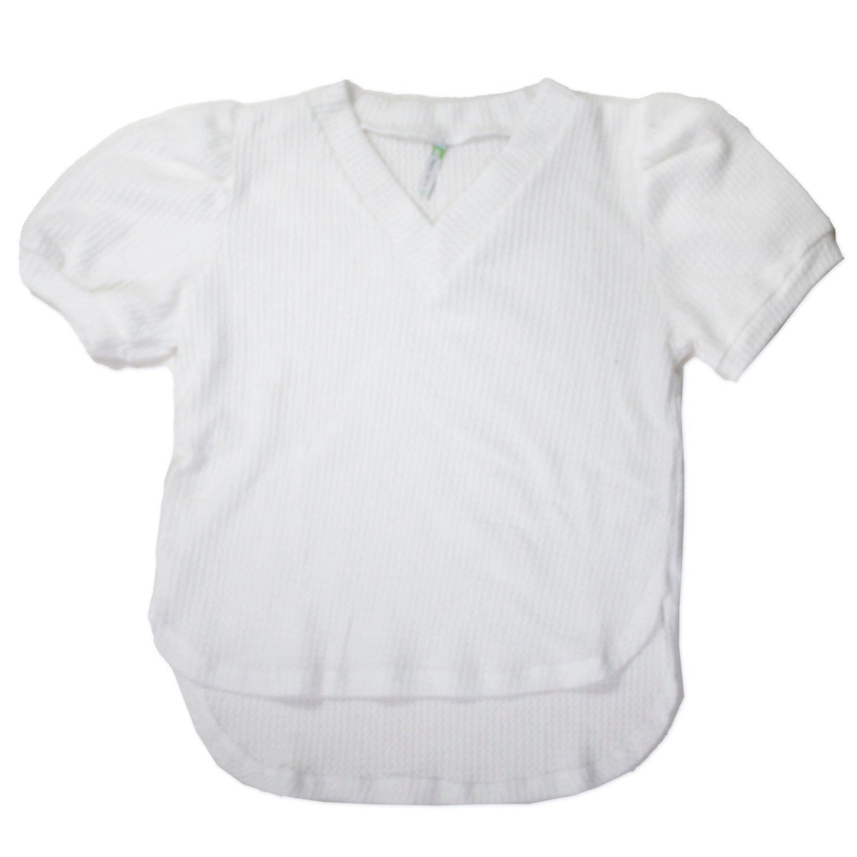 Blusa Cuello V Ruedo Curvo 10063 Mujer