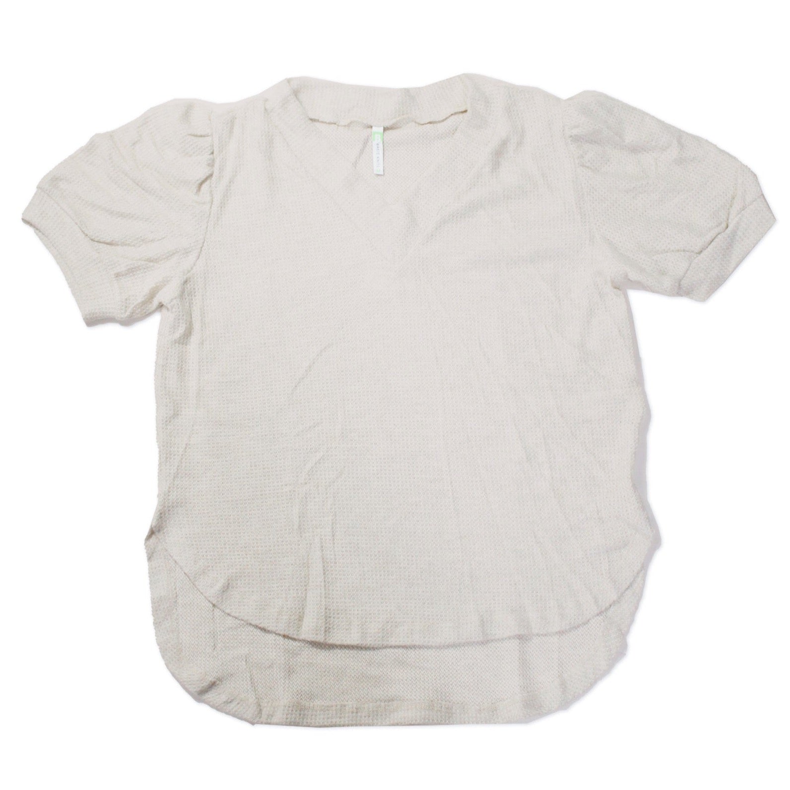 Blusa Cuello V Ruedo Curvo 10063 Mujer