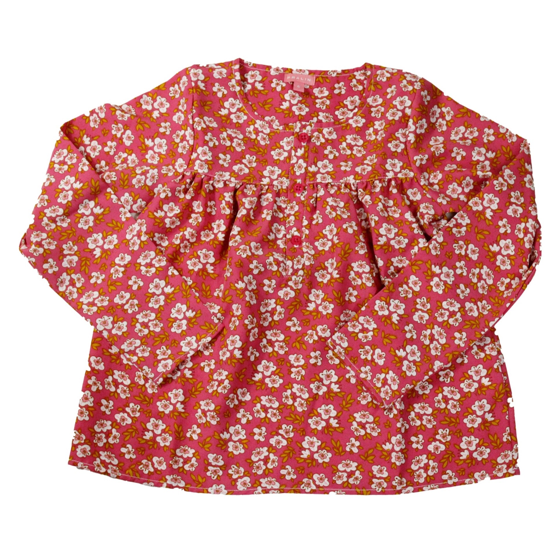 Blusa Floreada Manga Larga 10094 Niña