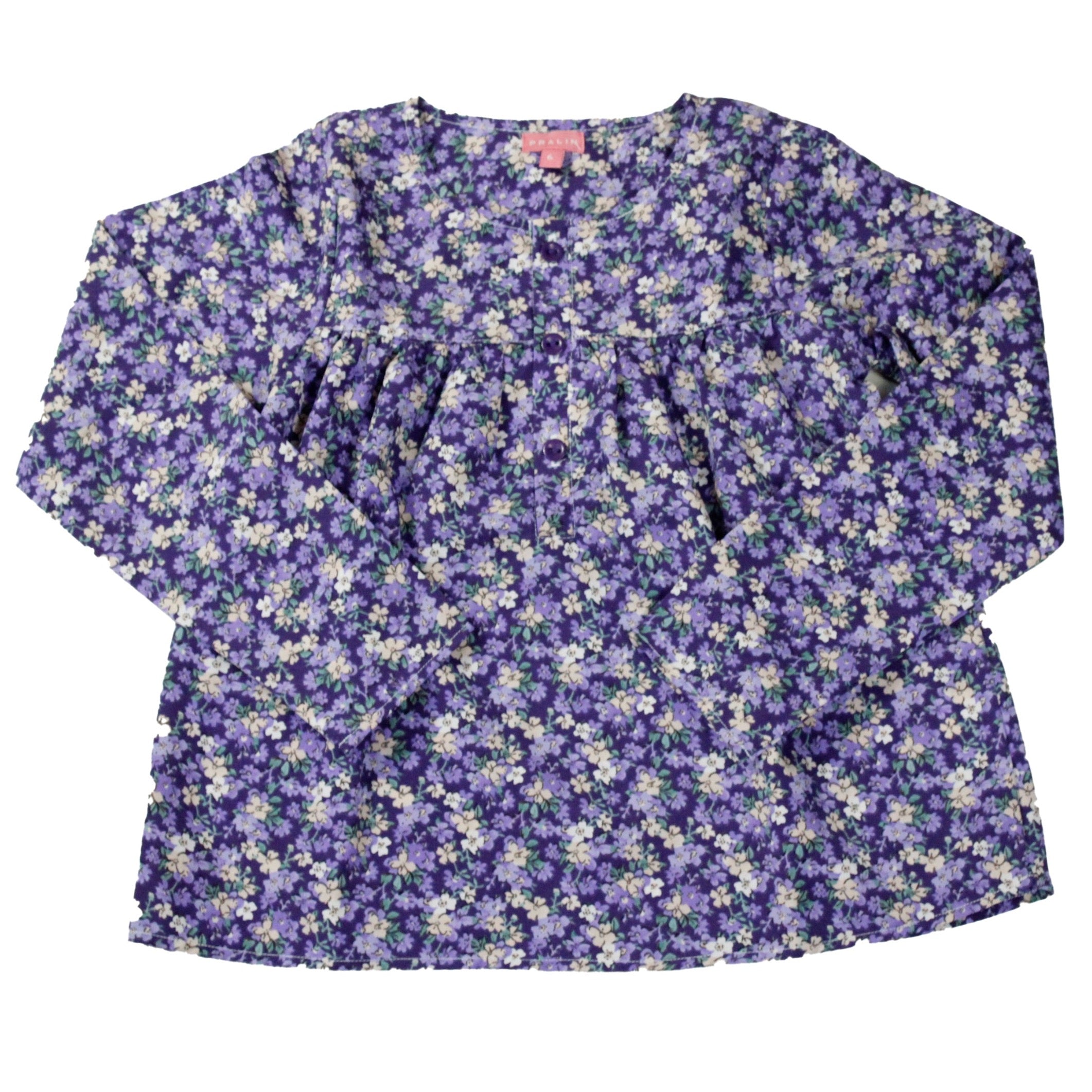 Blusa Floreada Manga Larga 10094 Niña