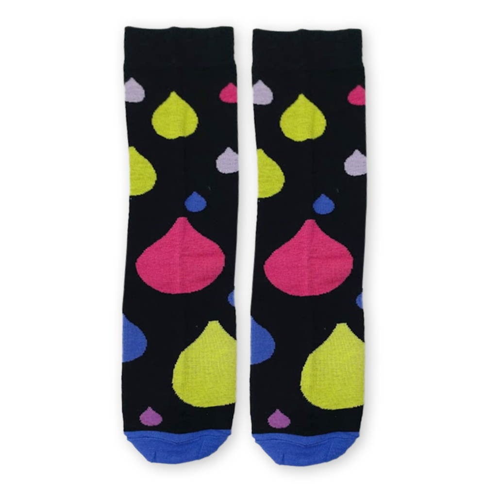 Calcetín Fashion Negro/Multicolor 0376 Hombre