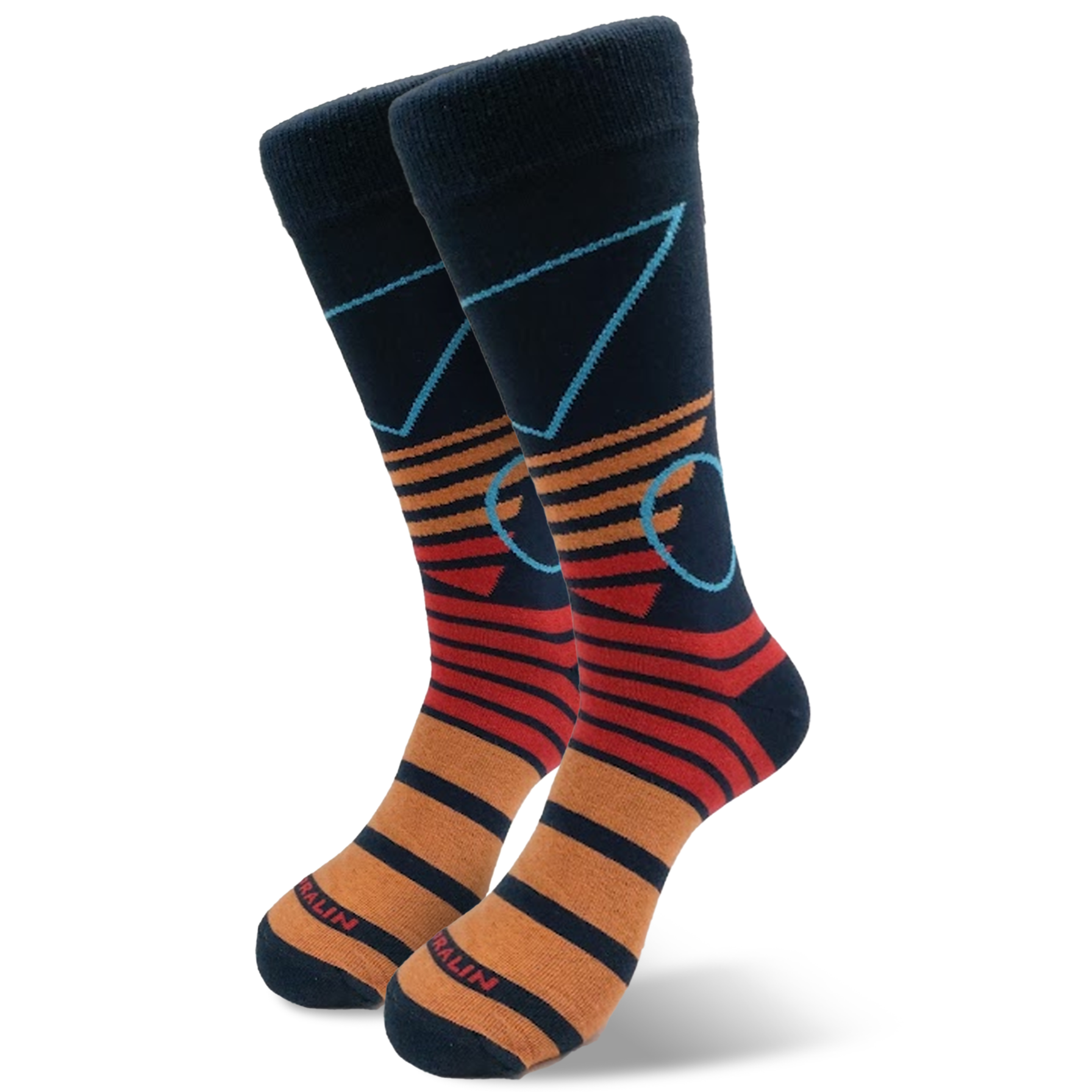 Calcetín Fashion Geométrico 0387 Hombre