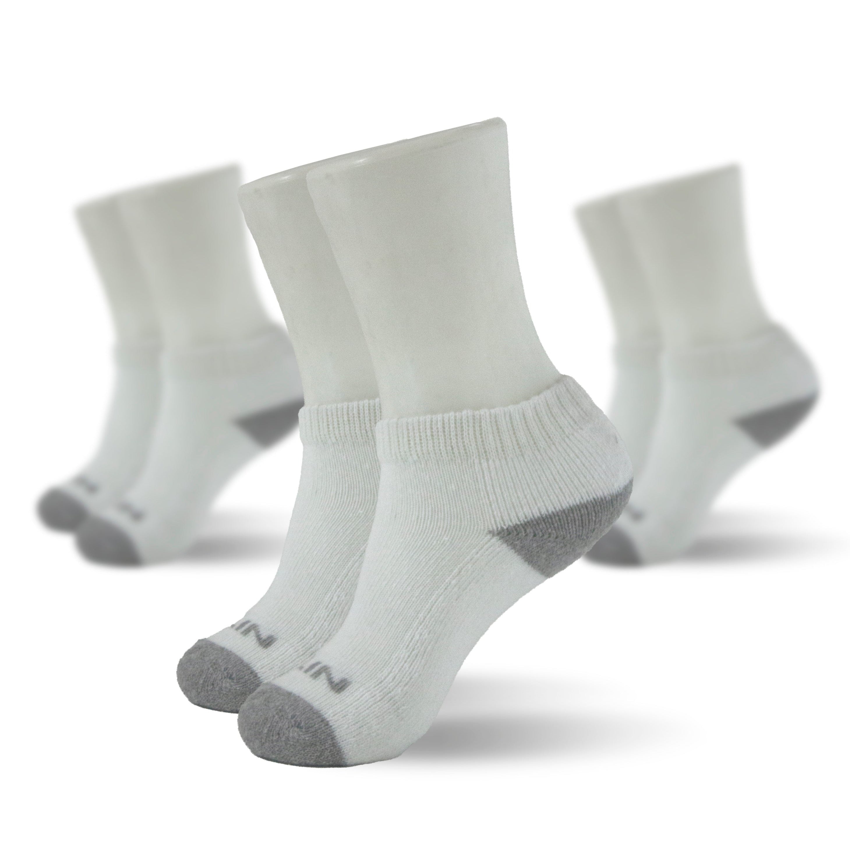 Calcetines Blancos/Gris 0003 de Niño - 3 Pack