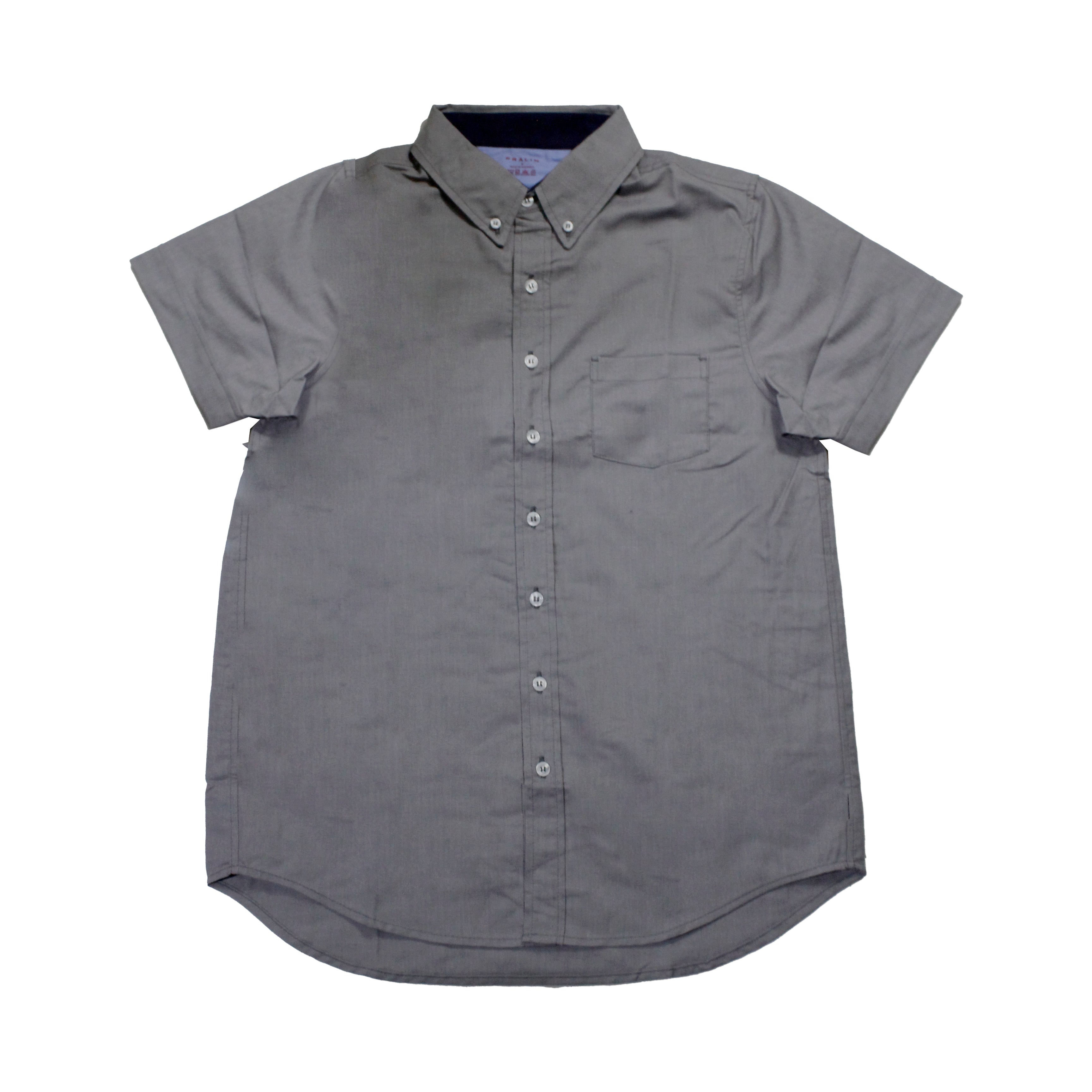 Camisa Manga Corta Gris Claro 10005 Hombre