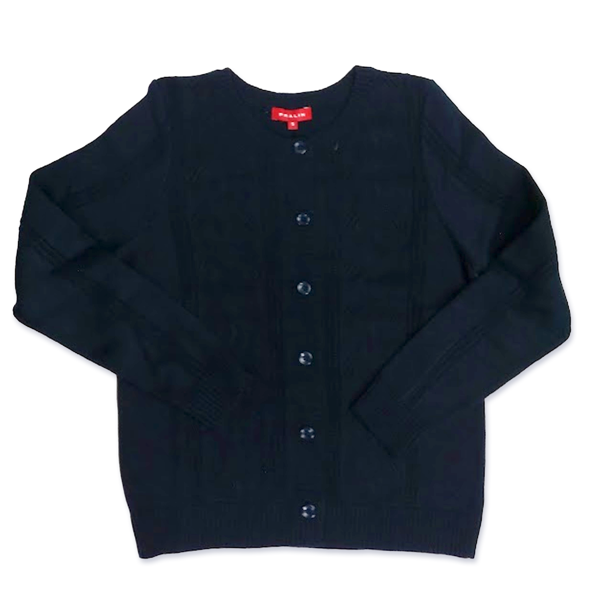 Suéter de Botones con Cuello Redondo 10464 Mujer