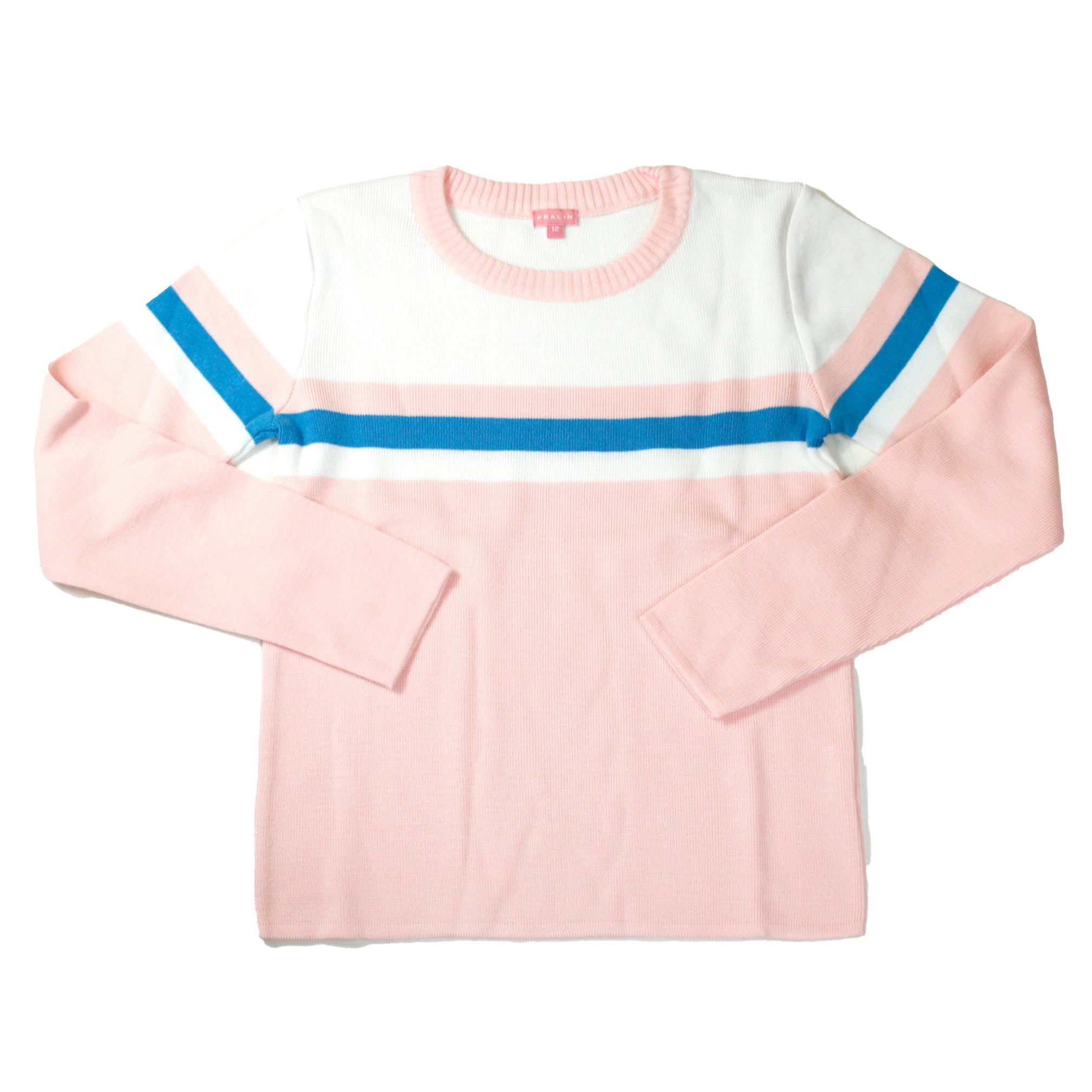 Suéter Rosado/Blanco 10215 Niña