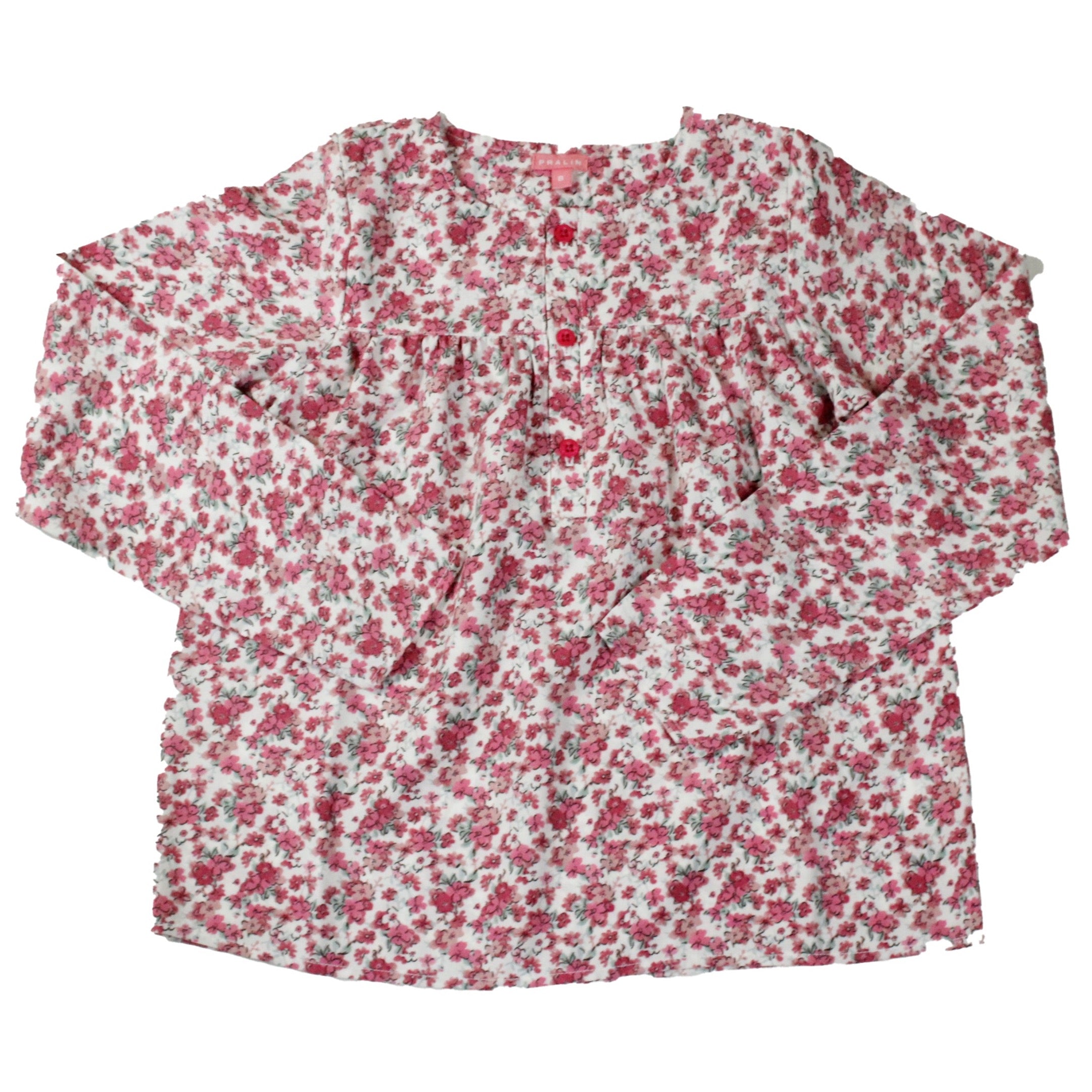 Blusa Floreada Manga Larga 10094 Niña