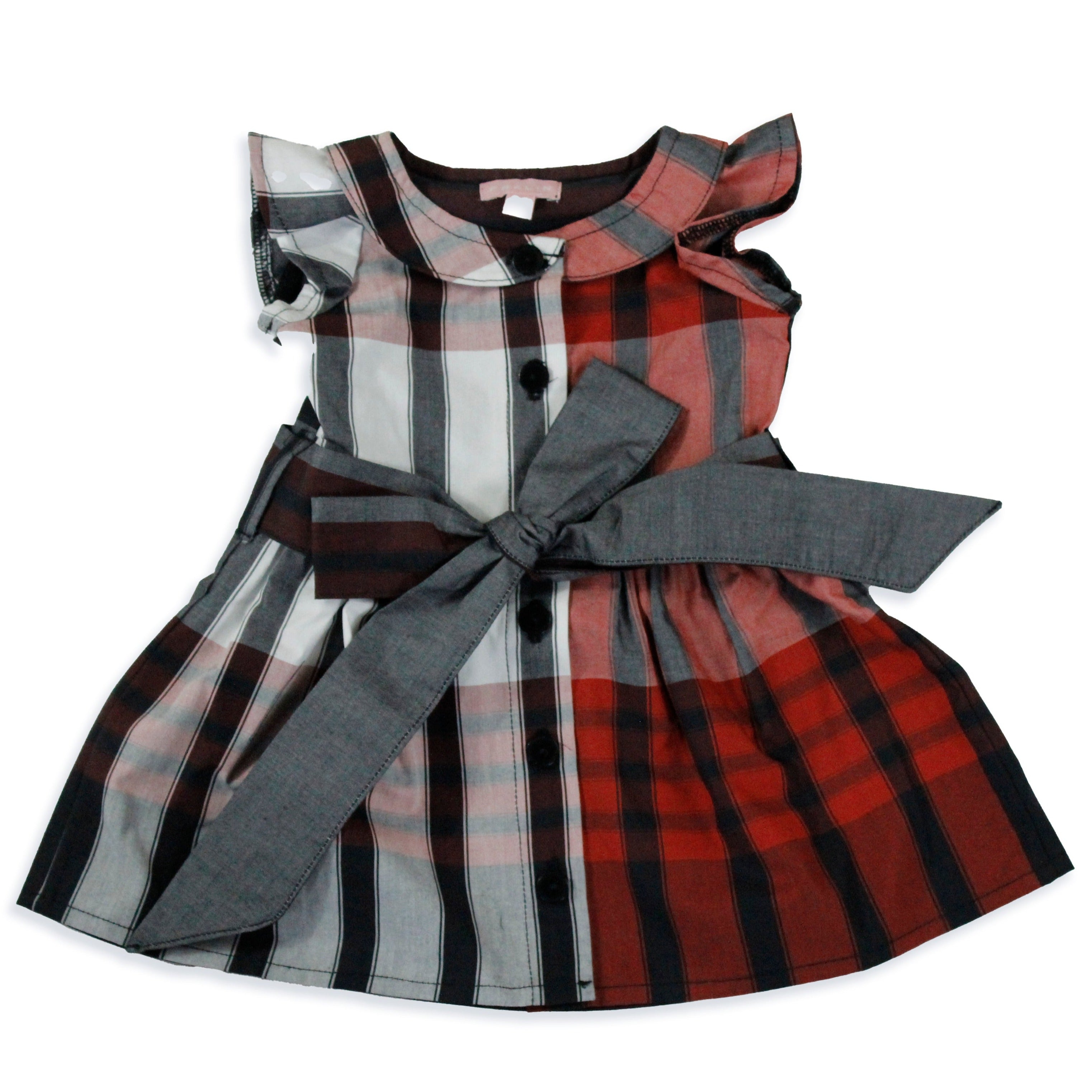Vestido Rojo/Gris/Blanco 10061 Beba