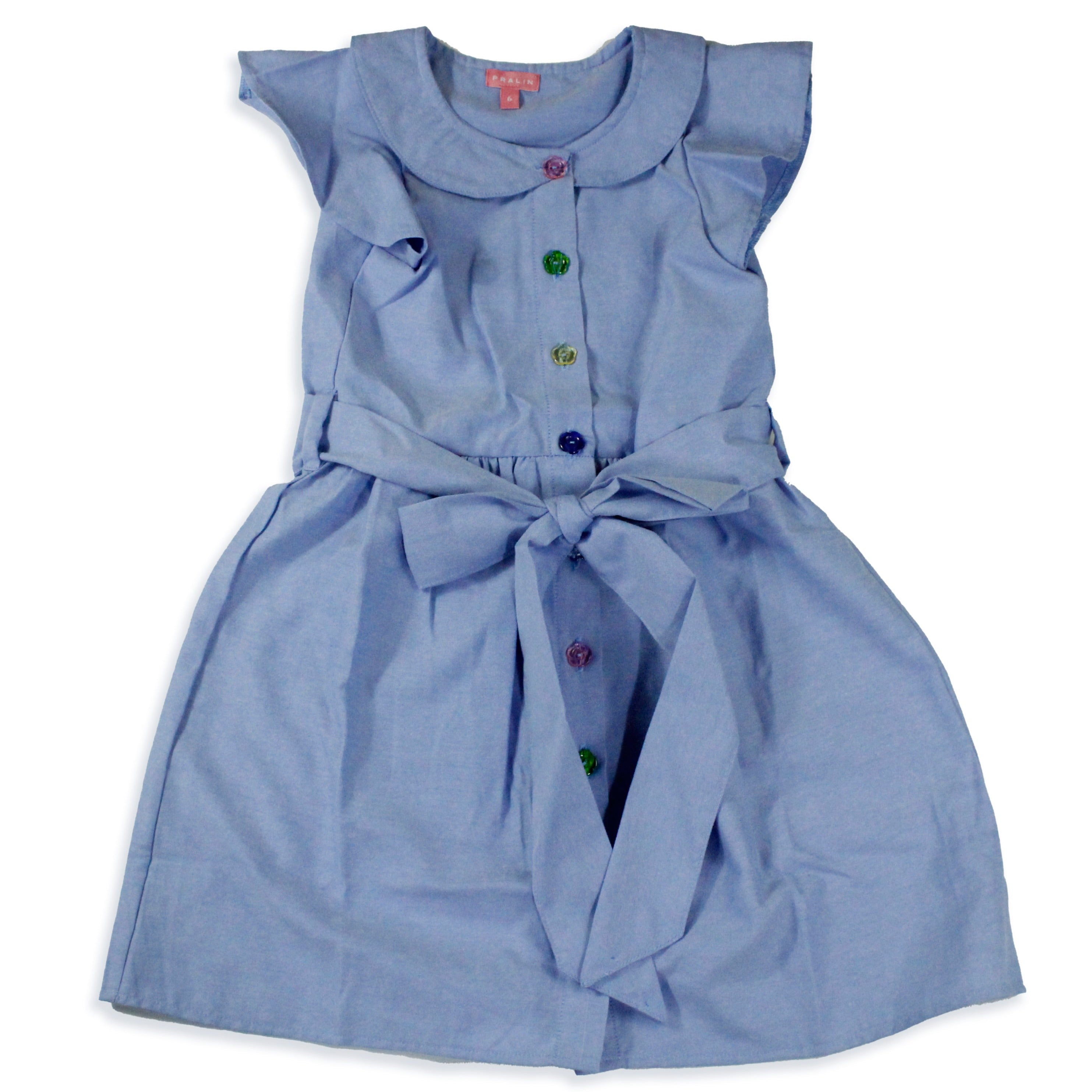 Vestido Celeste 10061 Niña