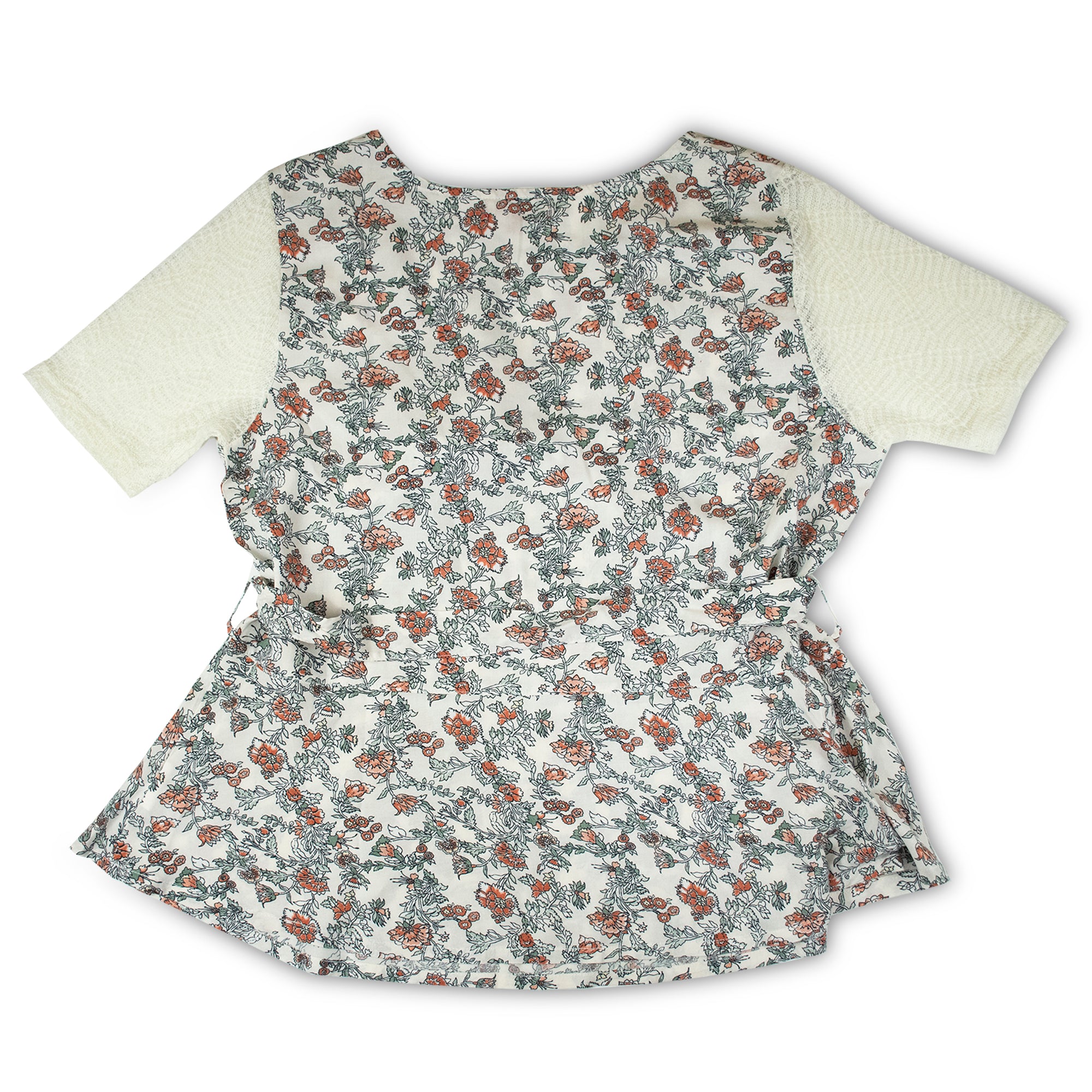 Blusa con Manga de Encaje 10037 Mujer