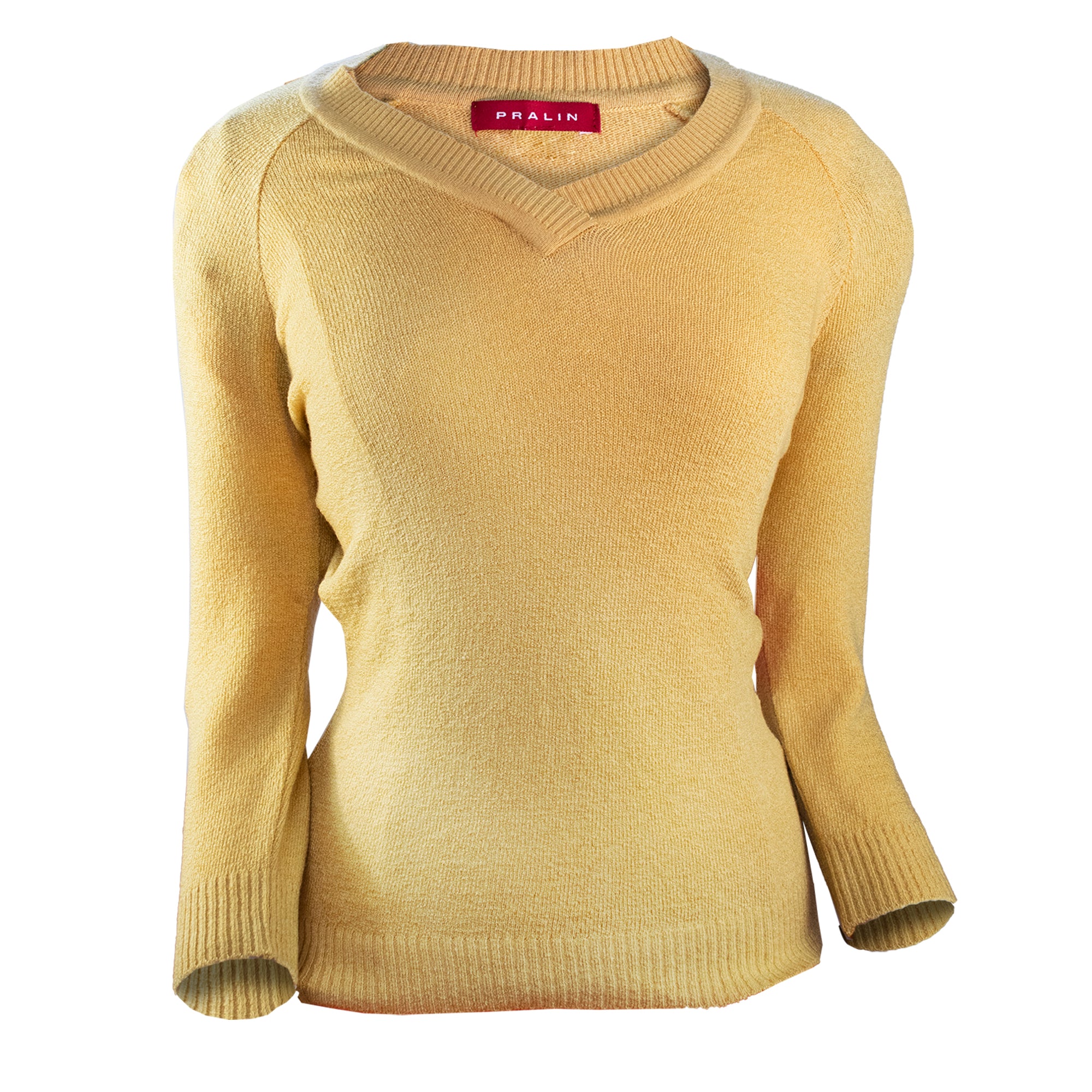 Suéter Delgado Amarillo 10059 Mujer