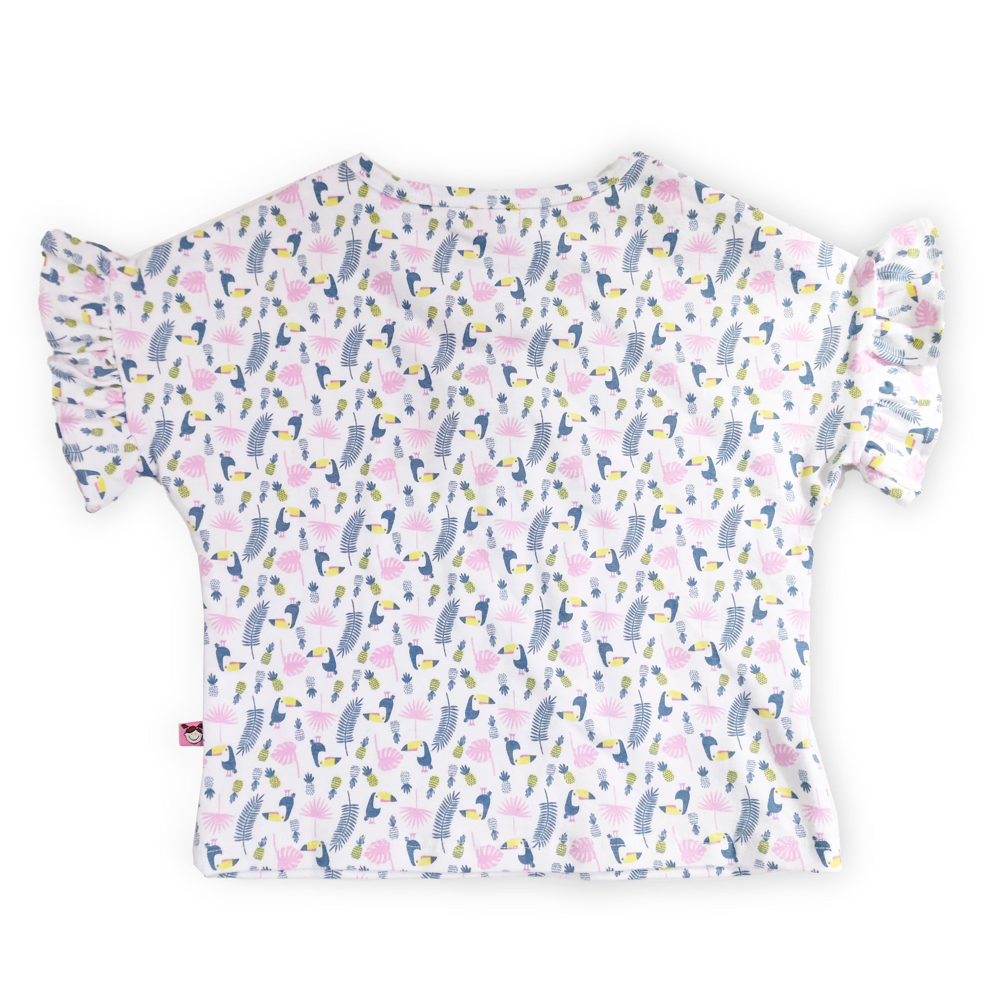 Blusa Blanca Estampada 10071 Beba