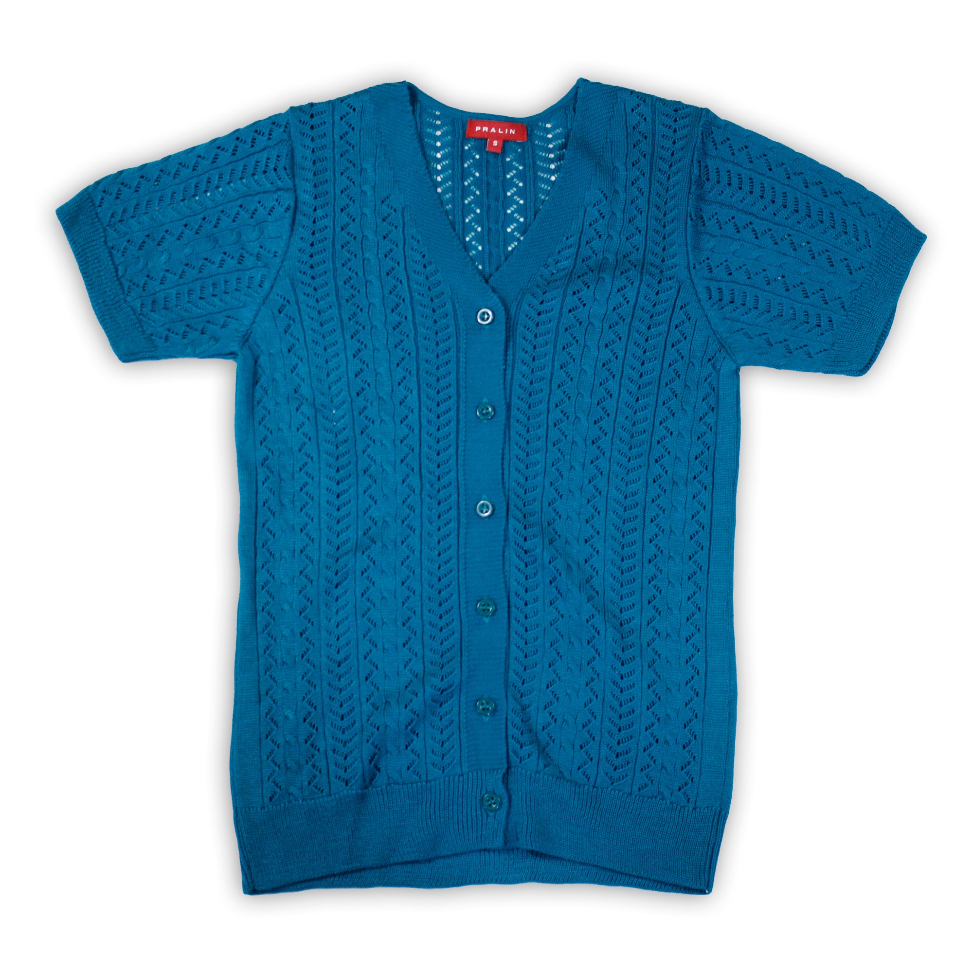 Blusa Abierta Manga Corta 10454 Mujer