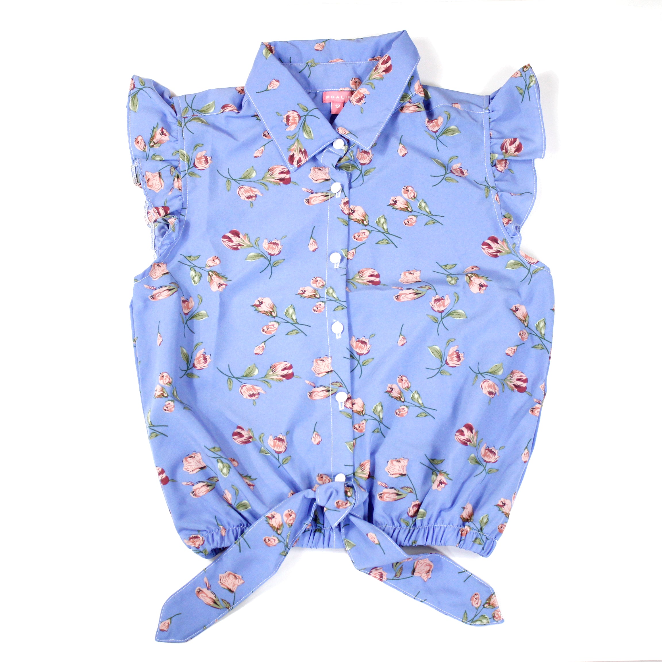 Blusa Celeste Sin Mangas 10094 Niña