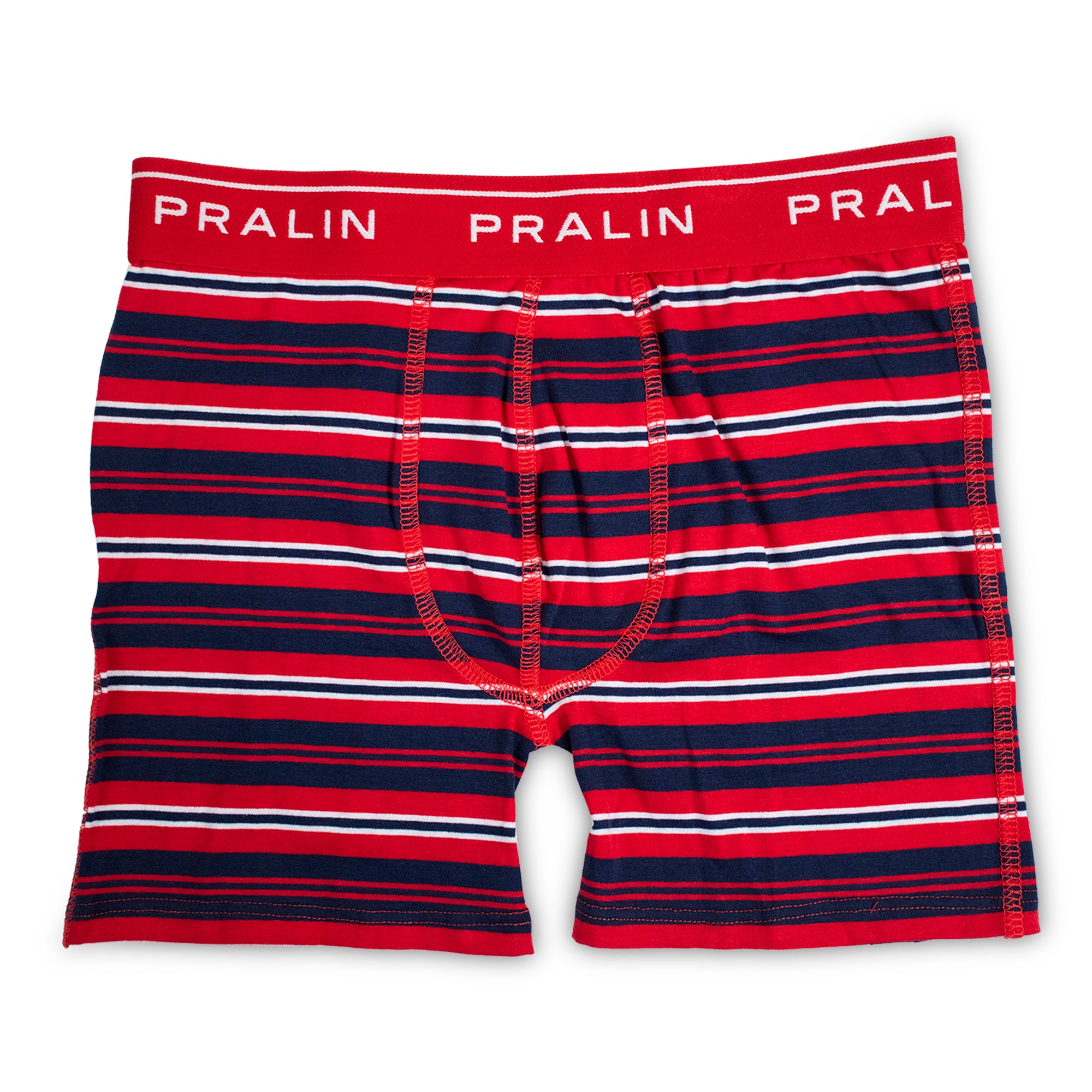 Boxer Rayado Rojo/Azul/Blanco de Algodón para Hombre