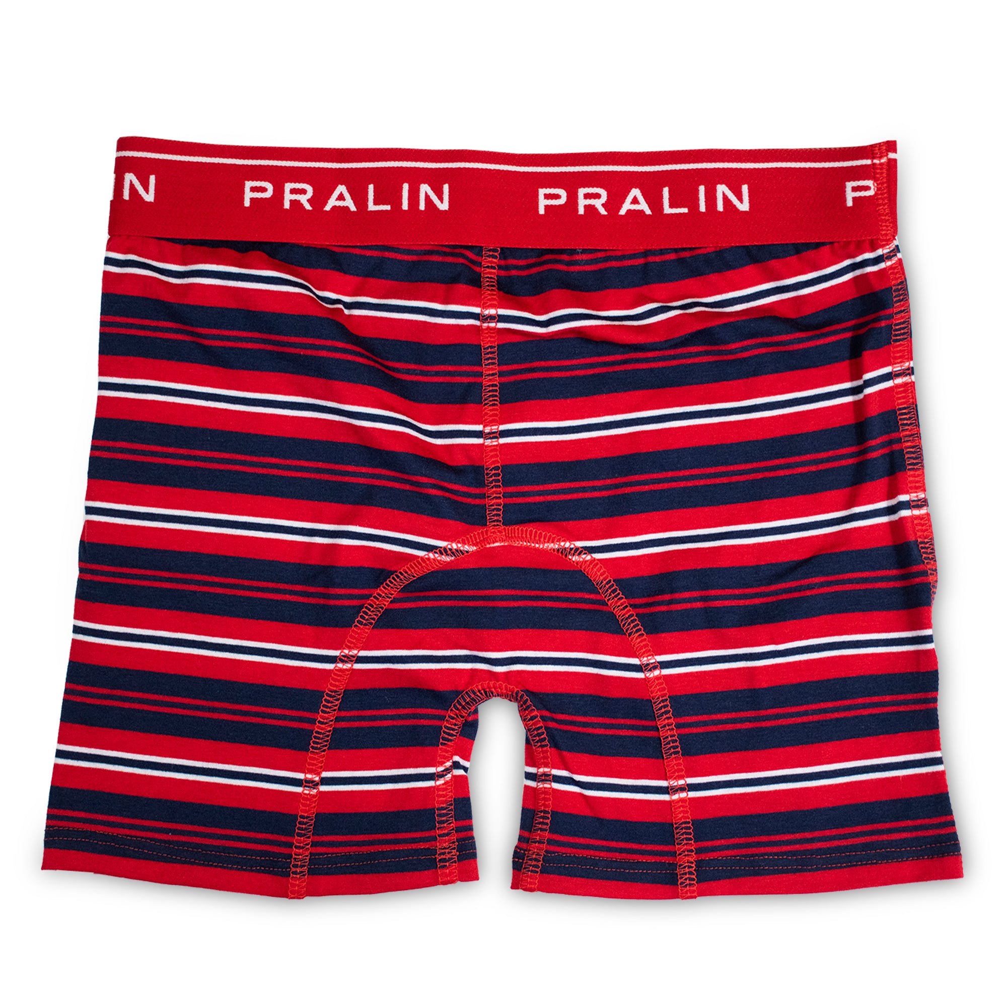 Boxer Rayado Rojo/Azul/Blanco de Algodón para Hombre