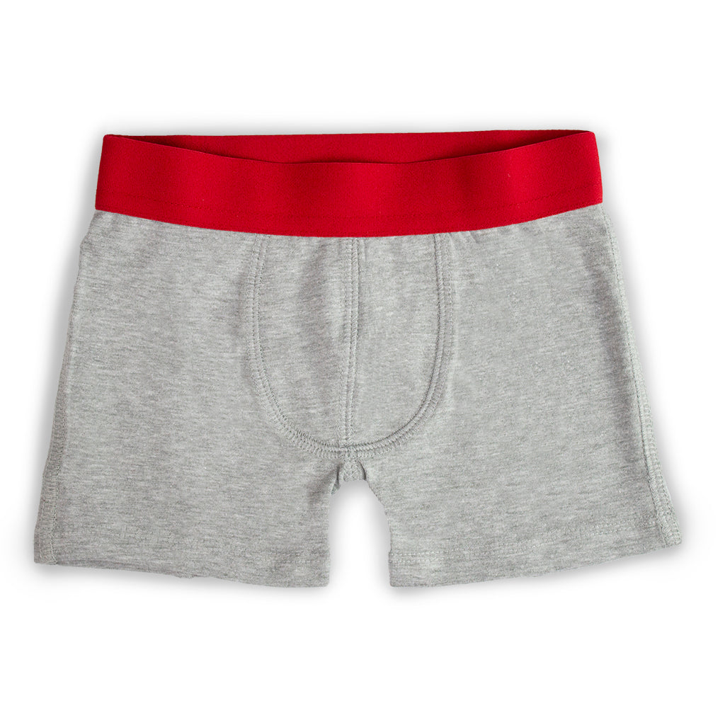 boxer gris ropa interior para niño