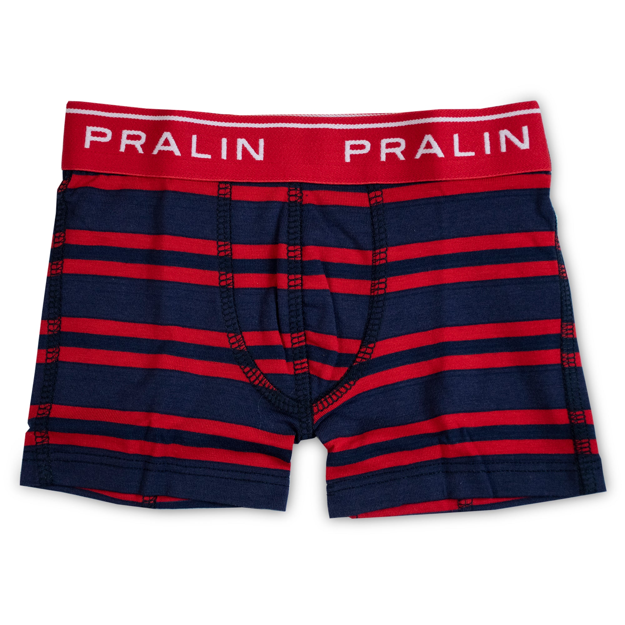 Boxer Rayado Azul/Rojo 10008 para Niño