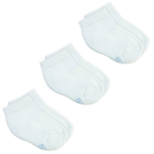 Calcetines Blancos con Toalla 0001 de Bebé - 3 Pack