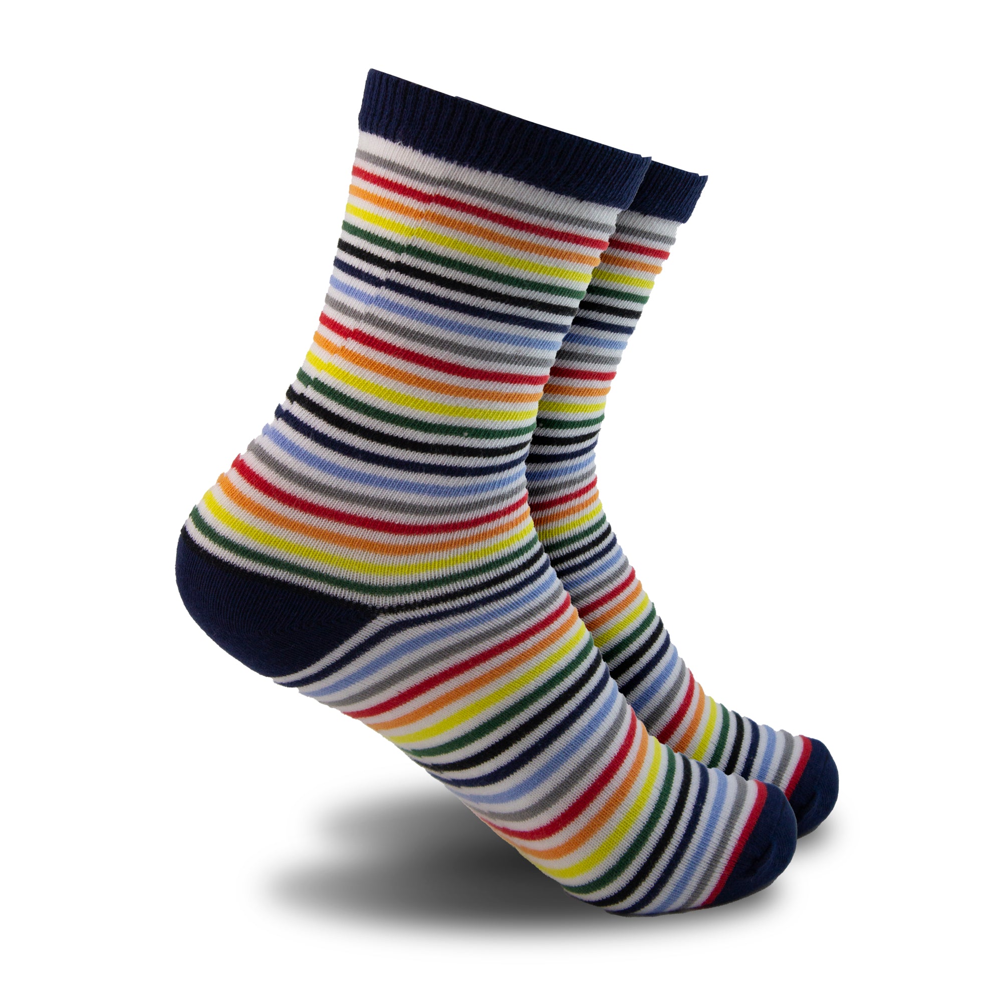 Calcetín de Vestir Blanco/Azul 0128 Niño