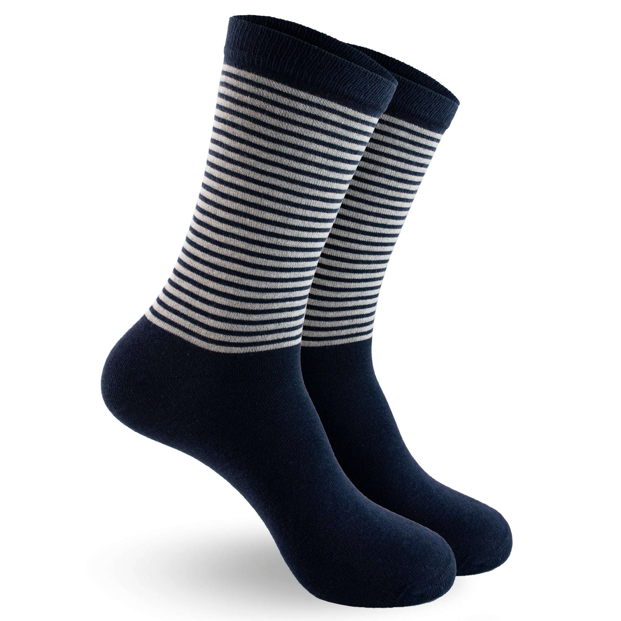 Calceta Azul Marino con Hilo de Bambú 0261 Mujer