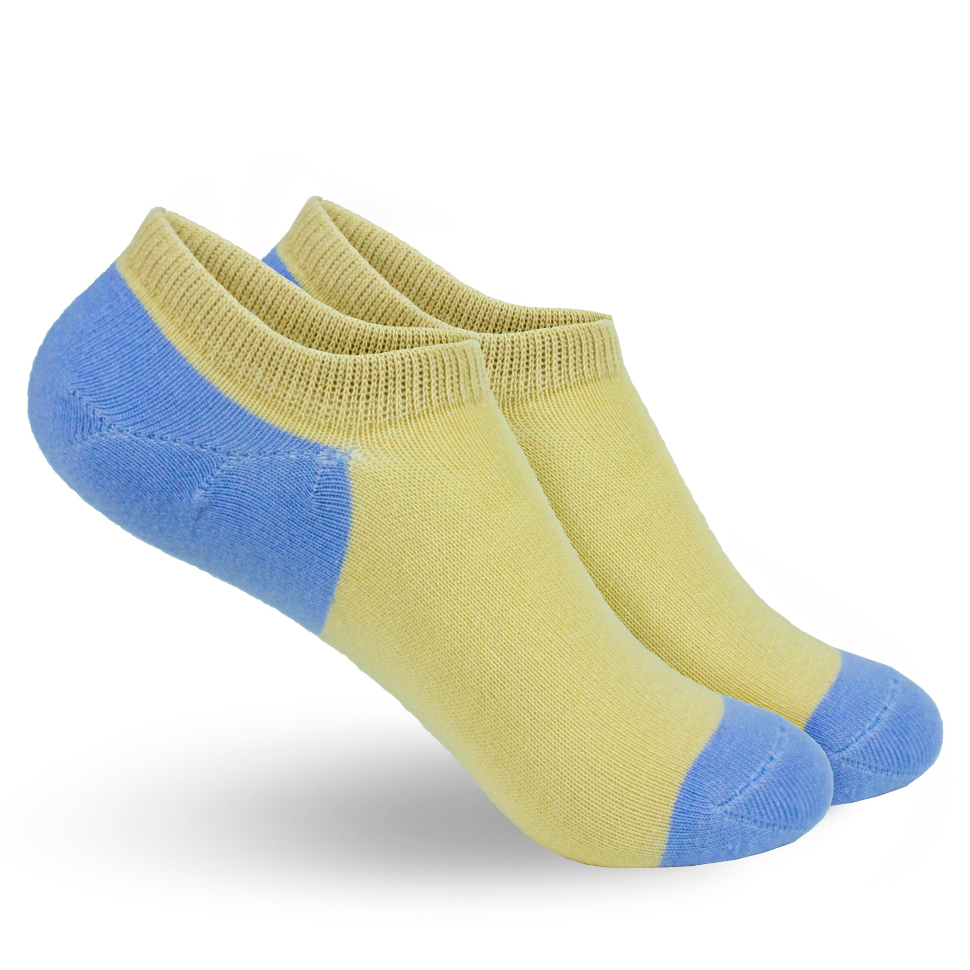 Calceta Invisible Beige/Celeste 0232 Mujer