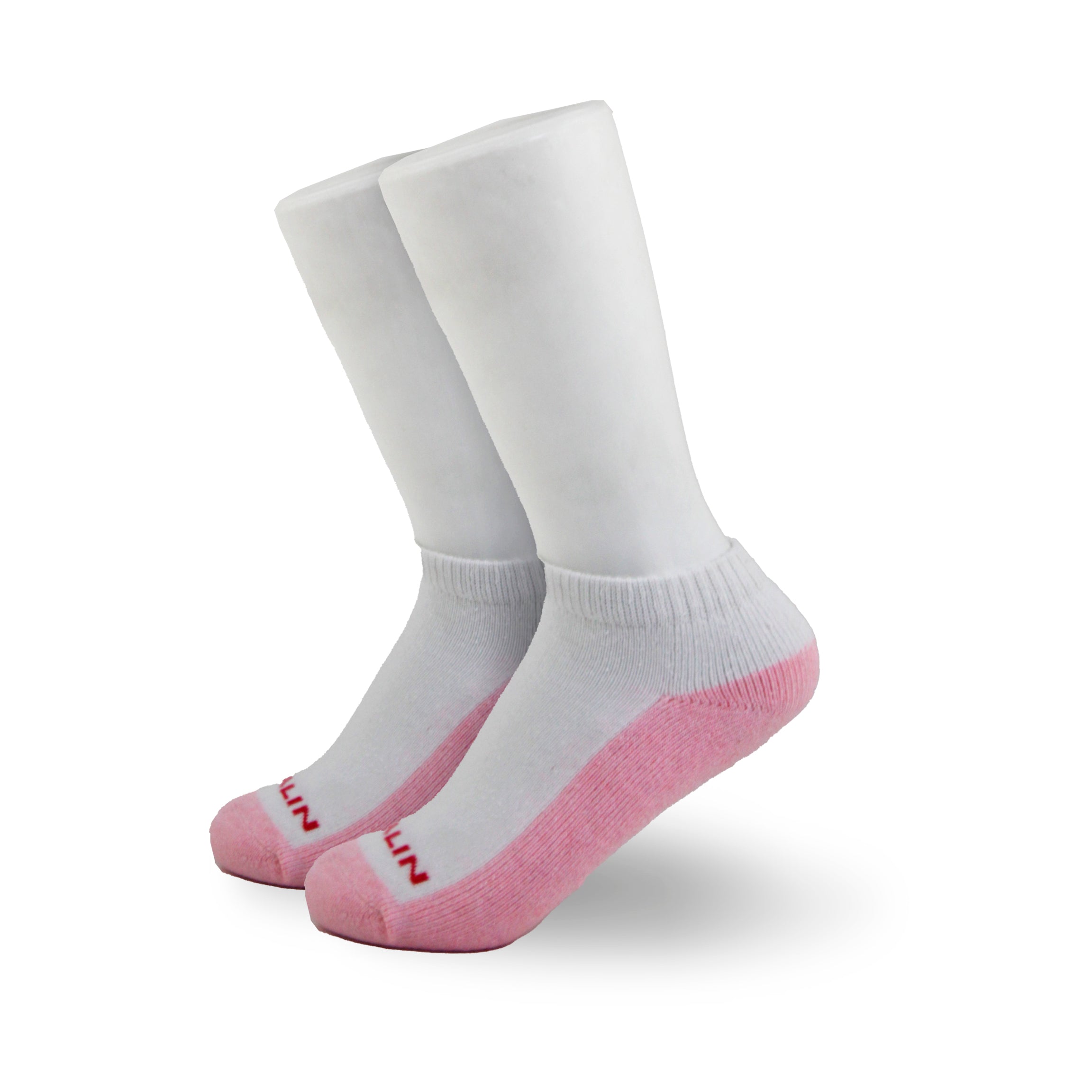 Calcetas Blancas/Rosadas 0004 para Niña - 3 Pack