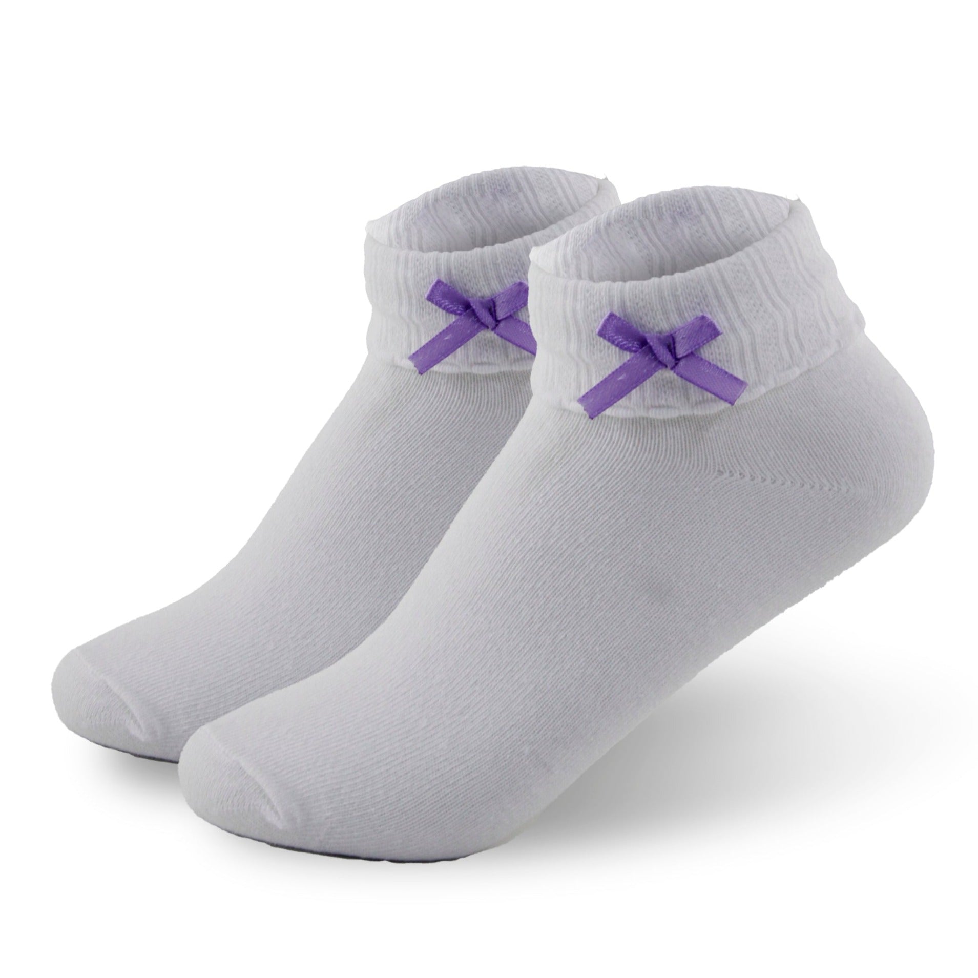 Calceta Blanca con Moña 0062 Niña