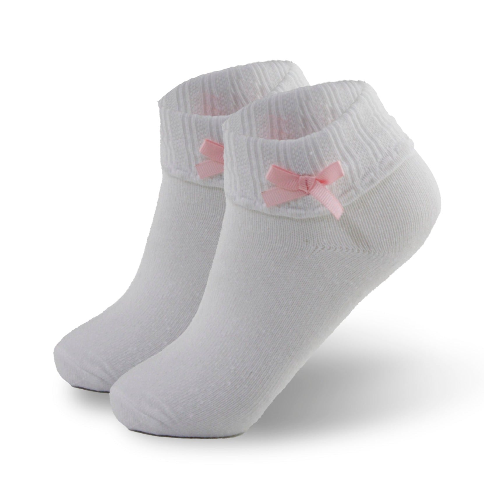 Calceta Blanca con Moña 0062 Niña