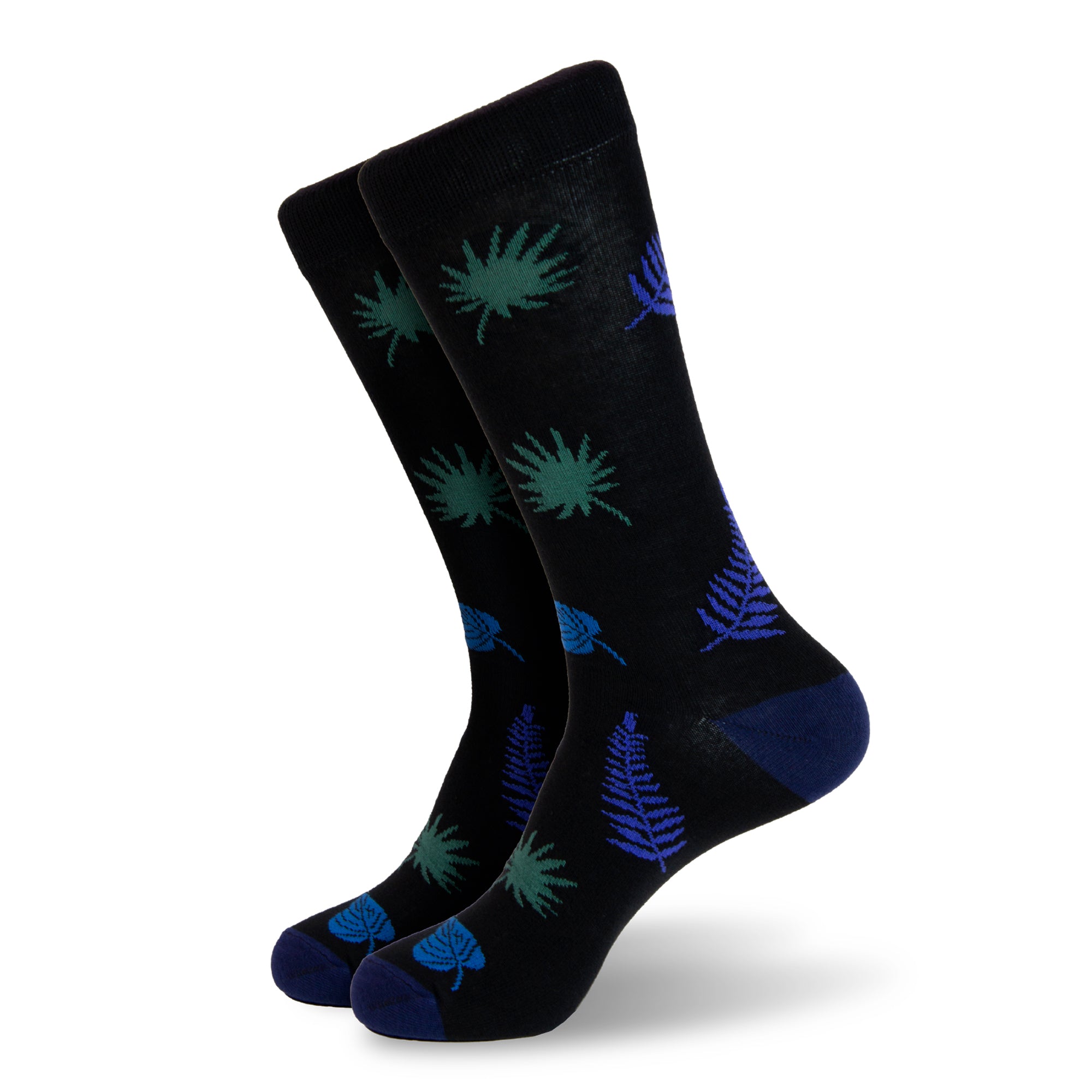 Calcetín Fashion Negro/Azul 0392 Hombre