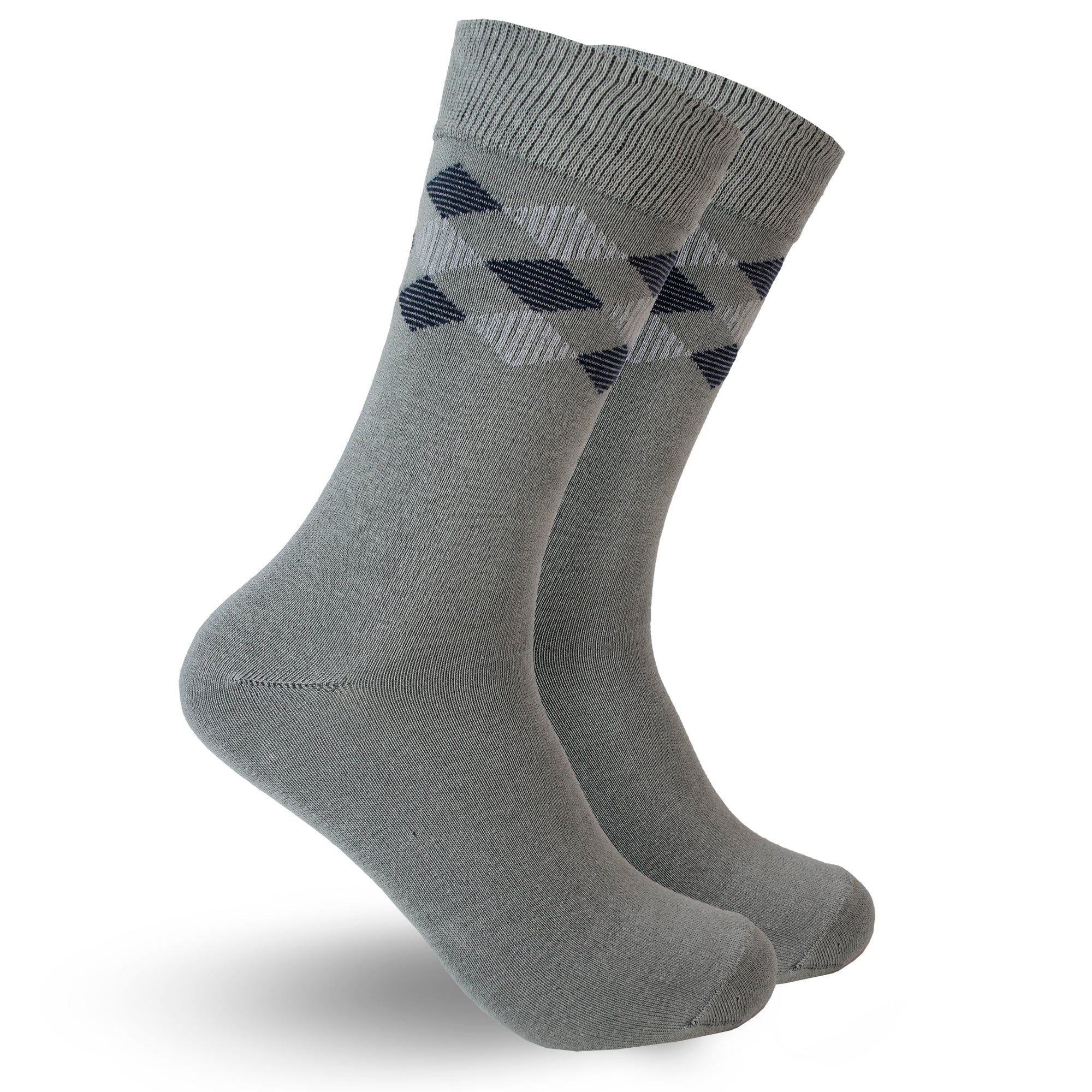 Calcetín Gris con Hilo de Bambú 0396 Hombre