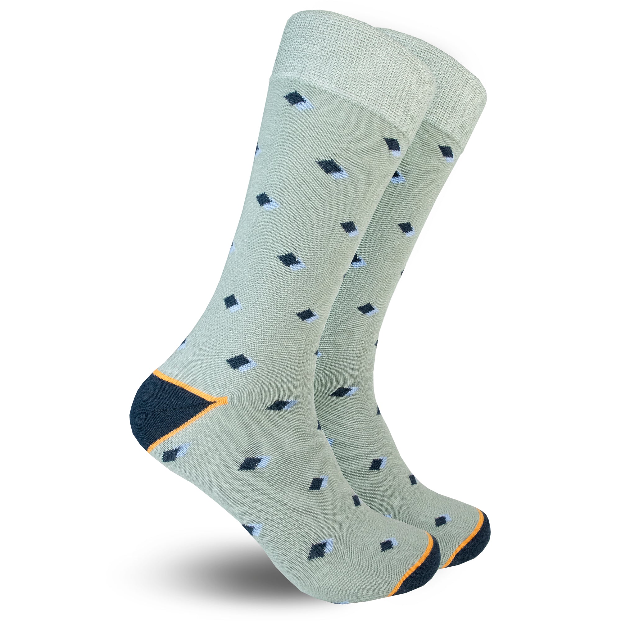 Calcetín Gris/Navy con Hilo de Bambú 0396 Hombre