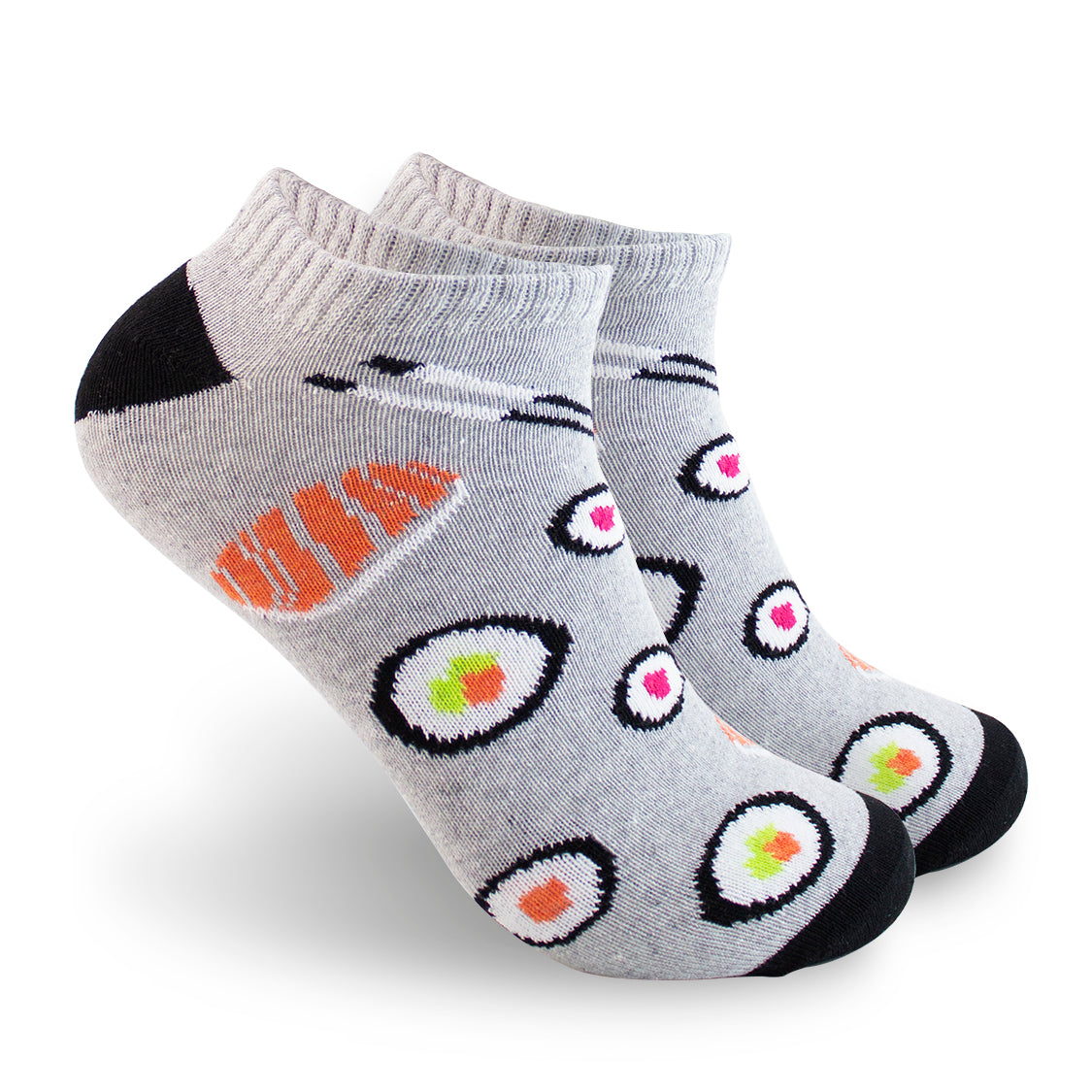 Calcetín Corto Gris Sushi 0372 Hombre