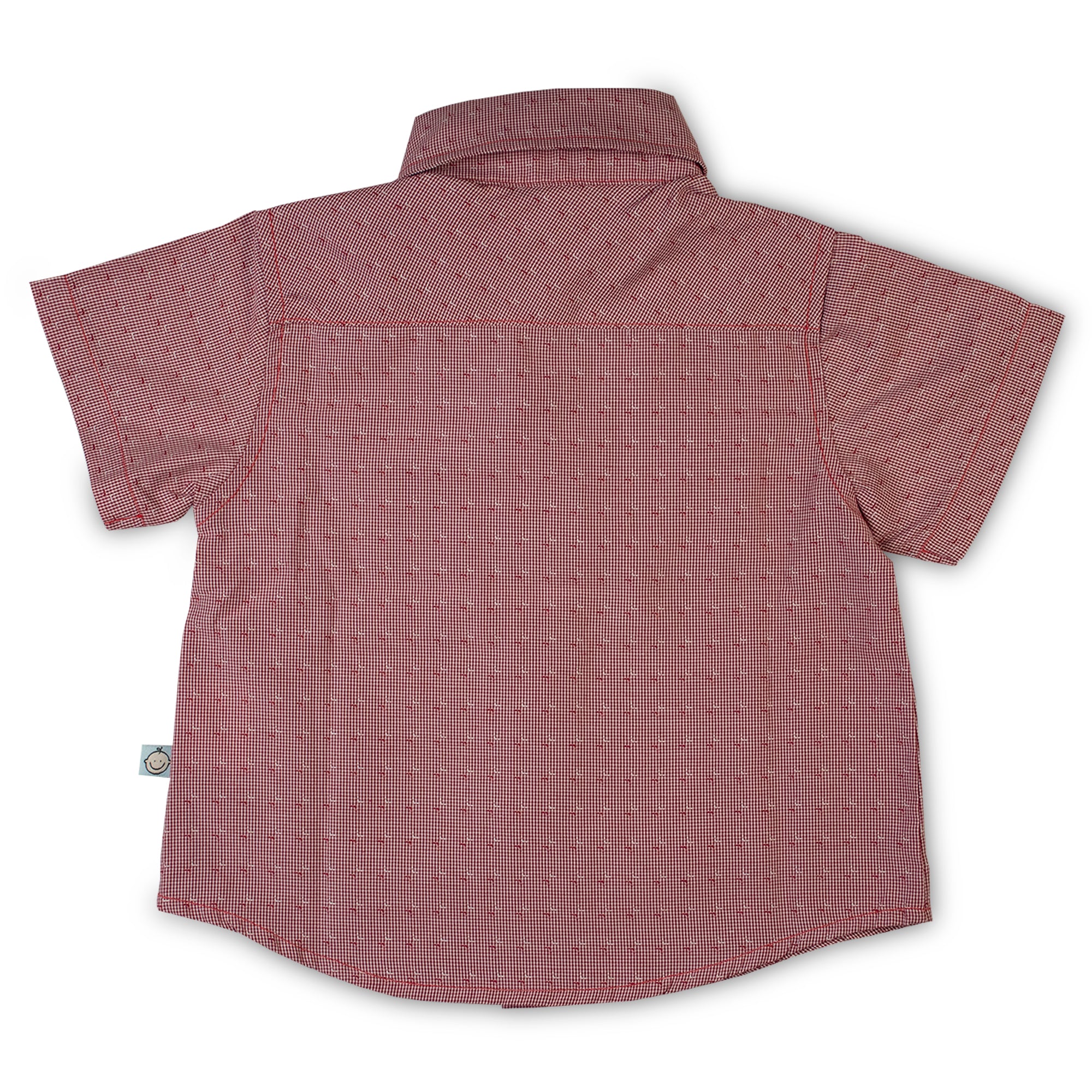 Camisa Manga Corta Roja 10091 Bebé