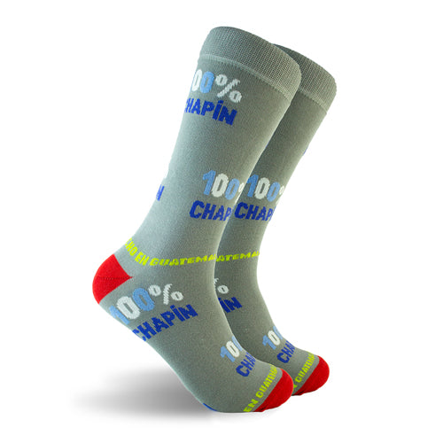 Guate Lovers 100% Chapín Gris/Rojo