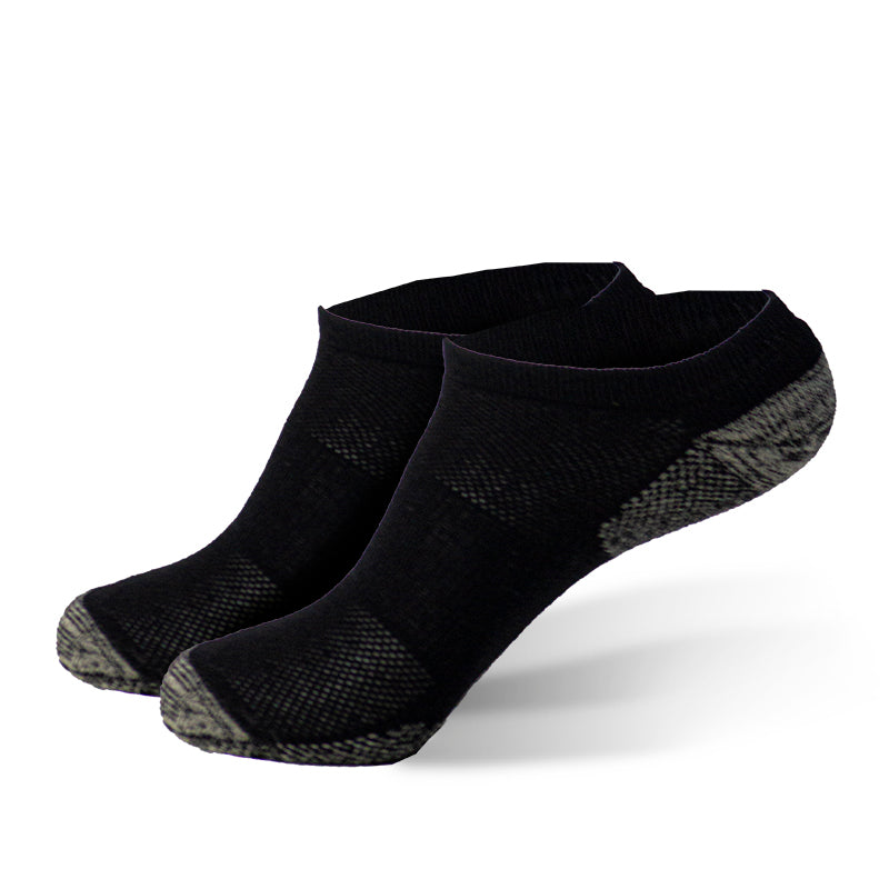 Calcetas con Hilo de Cobre Niña - 2 Pack (1 par blanco y 1 par negro)
