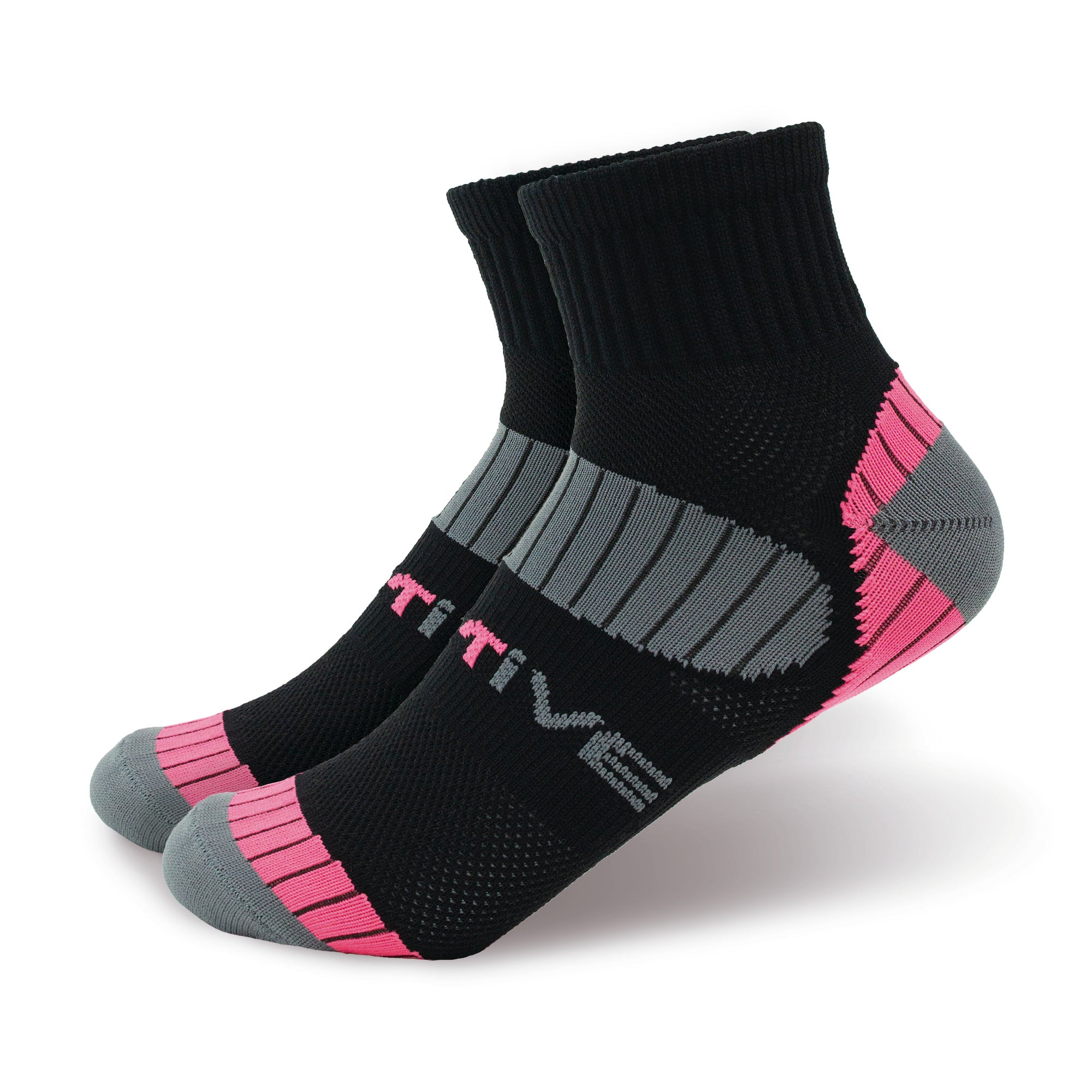 Calceta ACTIVE 3/4 Fucsia/Negro 0240 Mujer