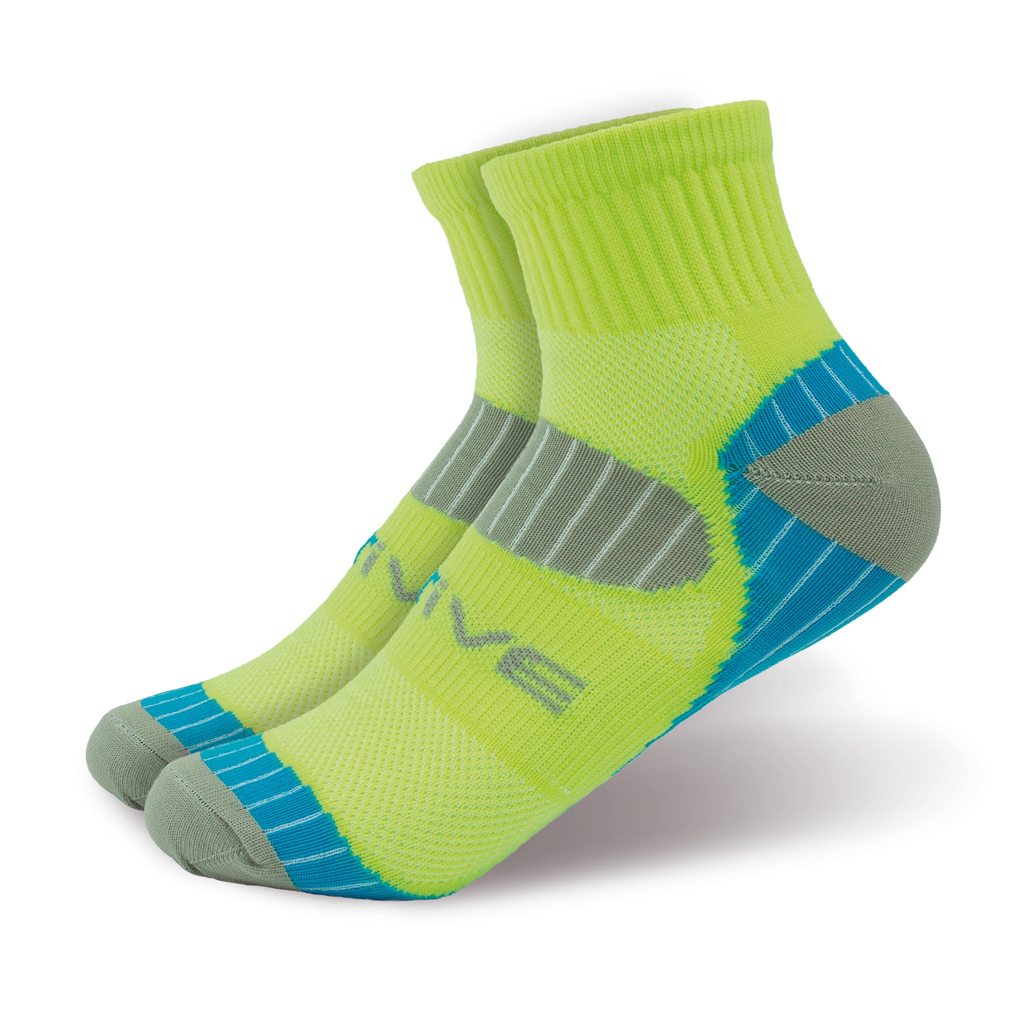 Calceta ACTIVE 3/4 Amarillo/Turqueza 0240 Mujer