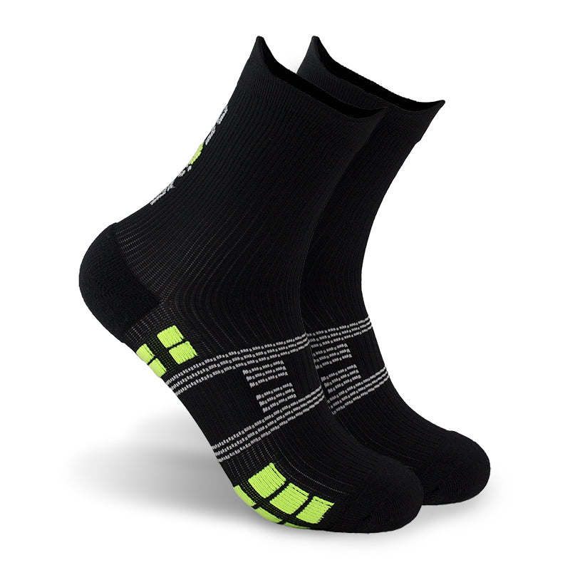 Calcetín ACTIVE Largo Negro/Amarillo 0344 Hombre