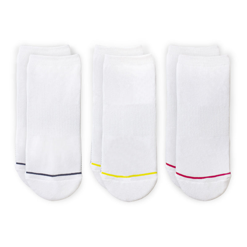 Calcetines Deportivos Blancos 0100 de Hombre - 3 Pack