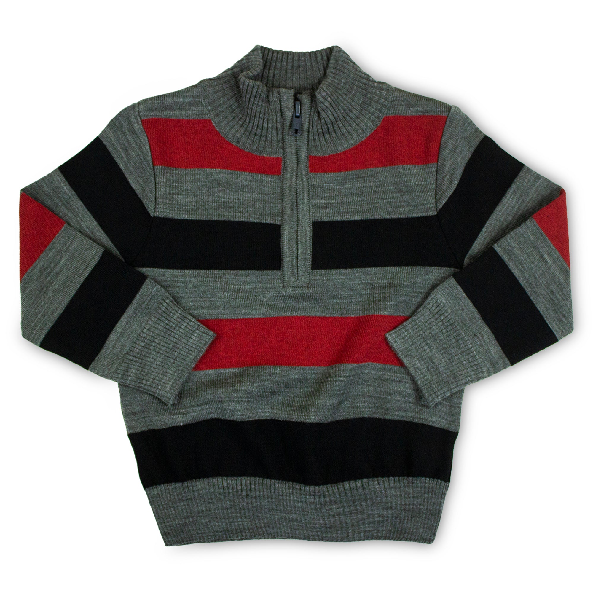 Suéter Gris/Rojo 10104 Bebé