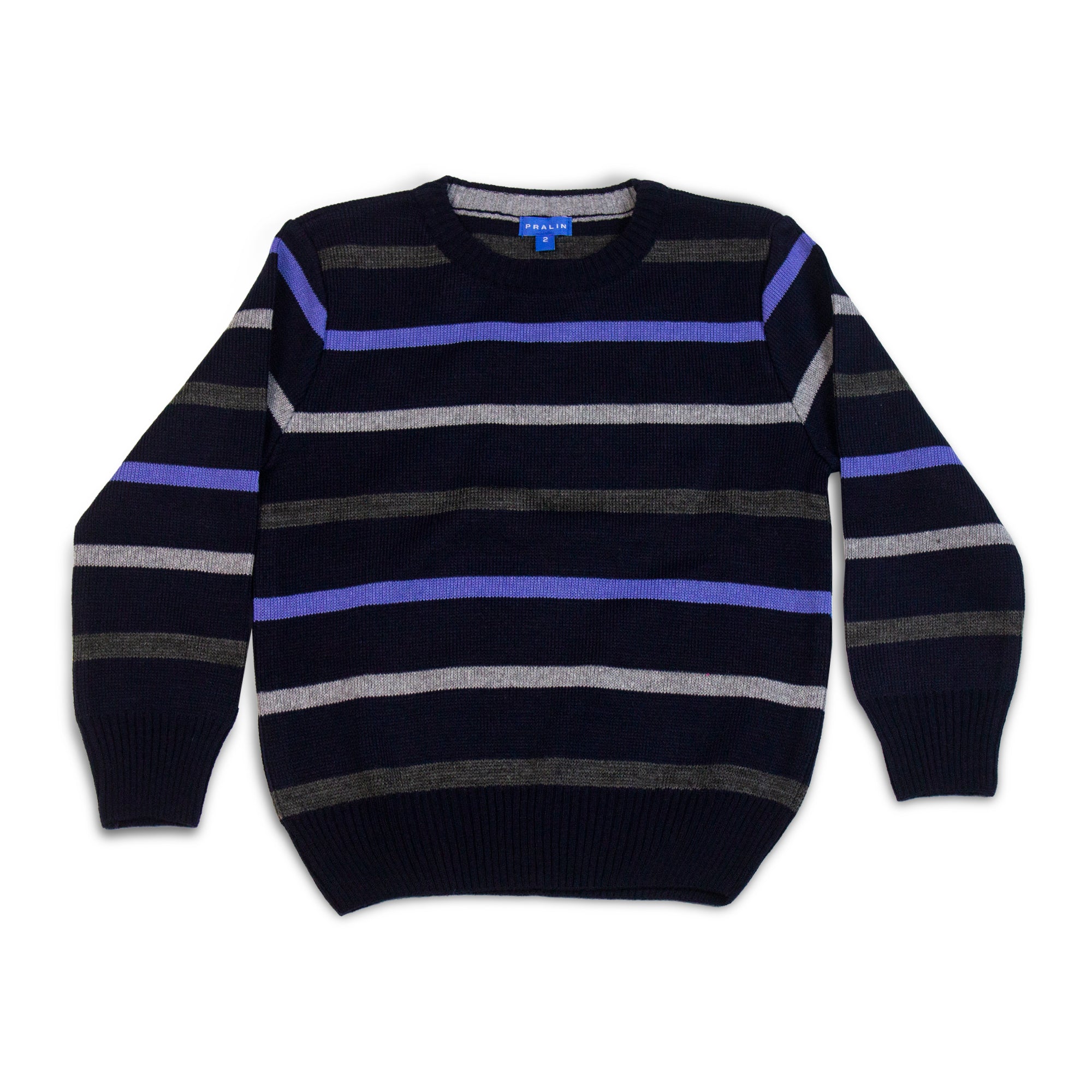 Suéter Rayado Azul Marino 10178 Niño