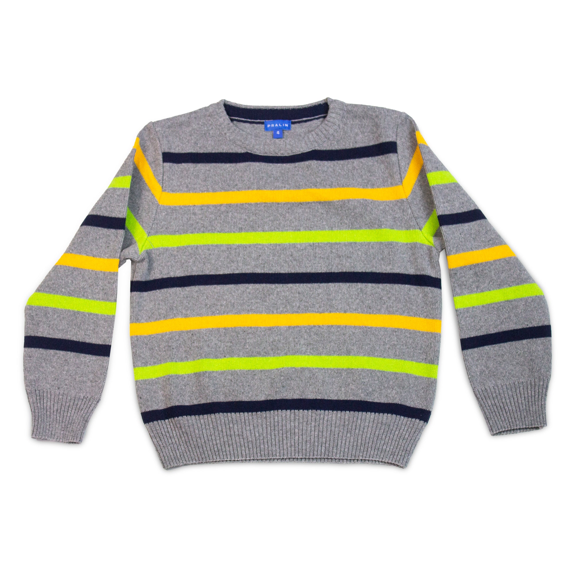 Suéter Rayado Gris 10178 Niño