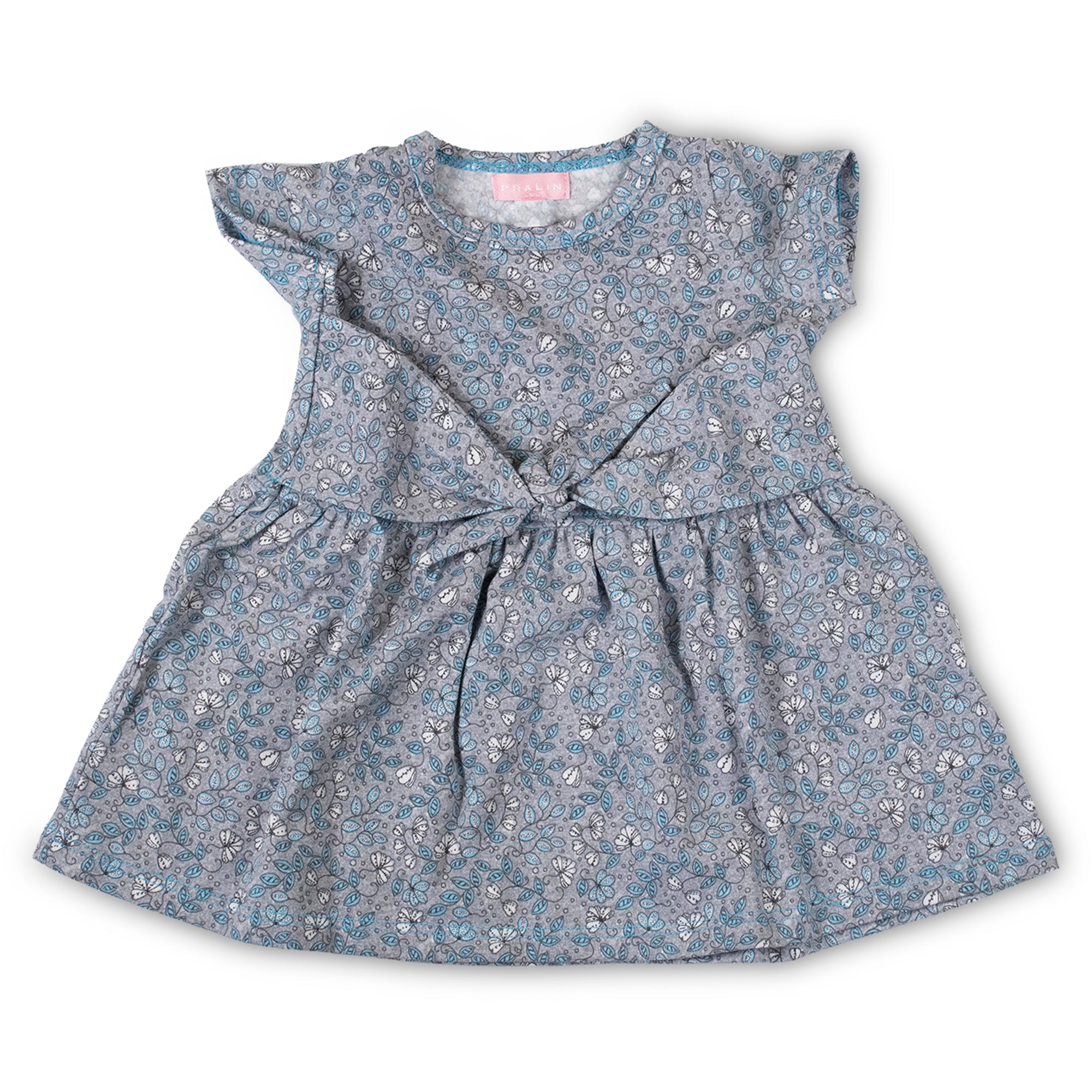 Vestido Turqueza de Manga Corta 10045 Beba