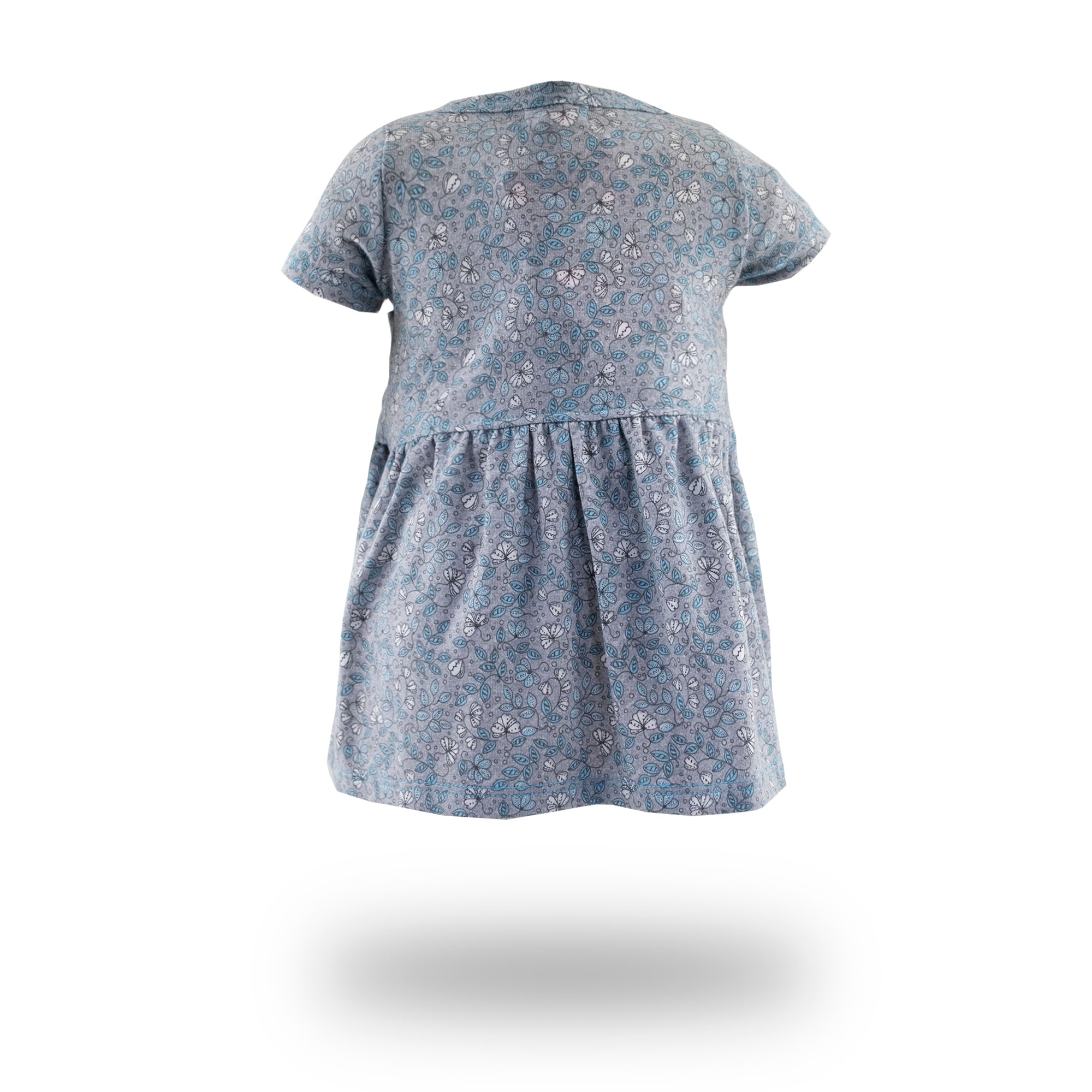 Vestido Turqueza de Manga Corta 10045 Beba