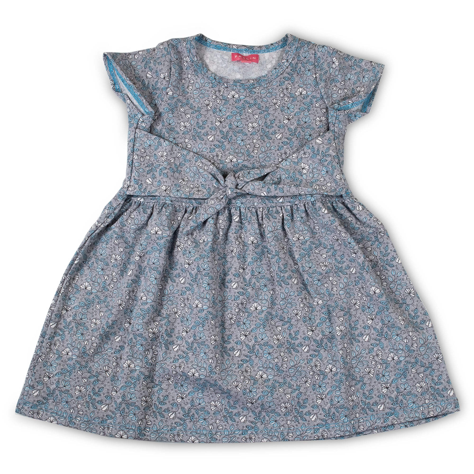 Vestido Turqueza de Manga Corta 10047 Niña