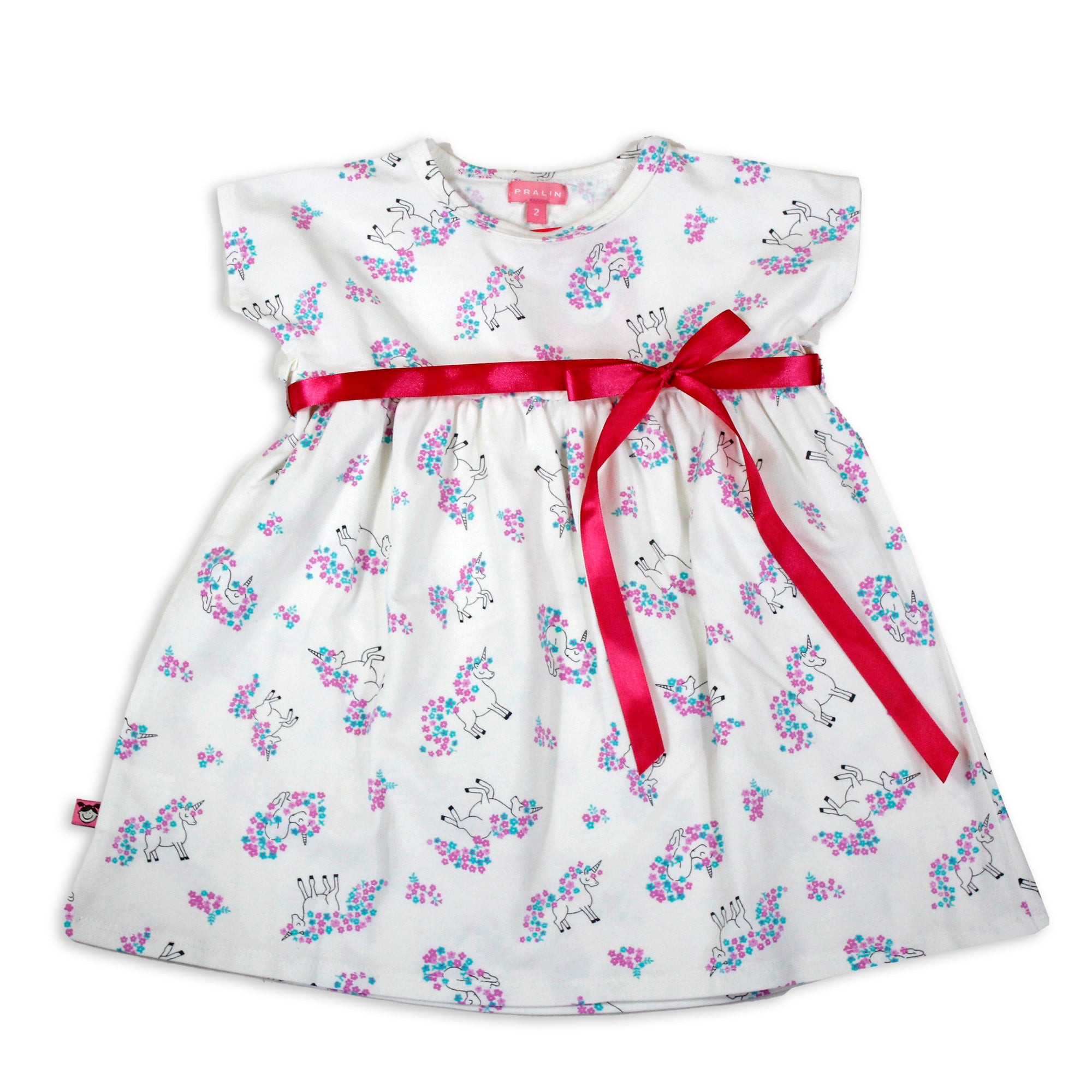 Vestido Blanco con Listón 10050 Beba